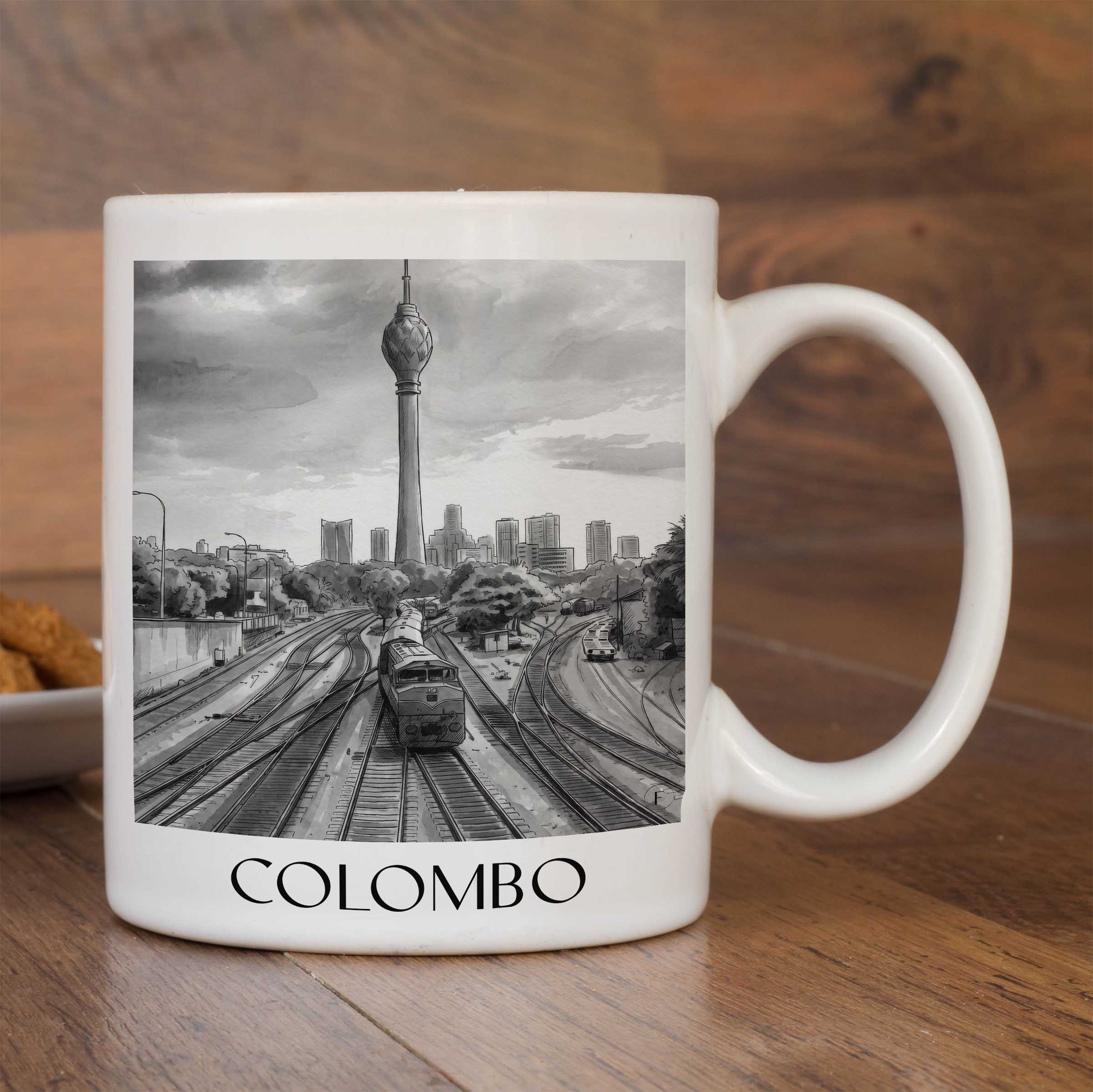 colombo-sri-lanka-kaffeebecher-aquarell-schwarz-weiss