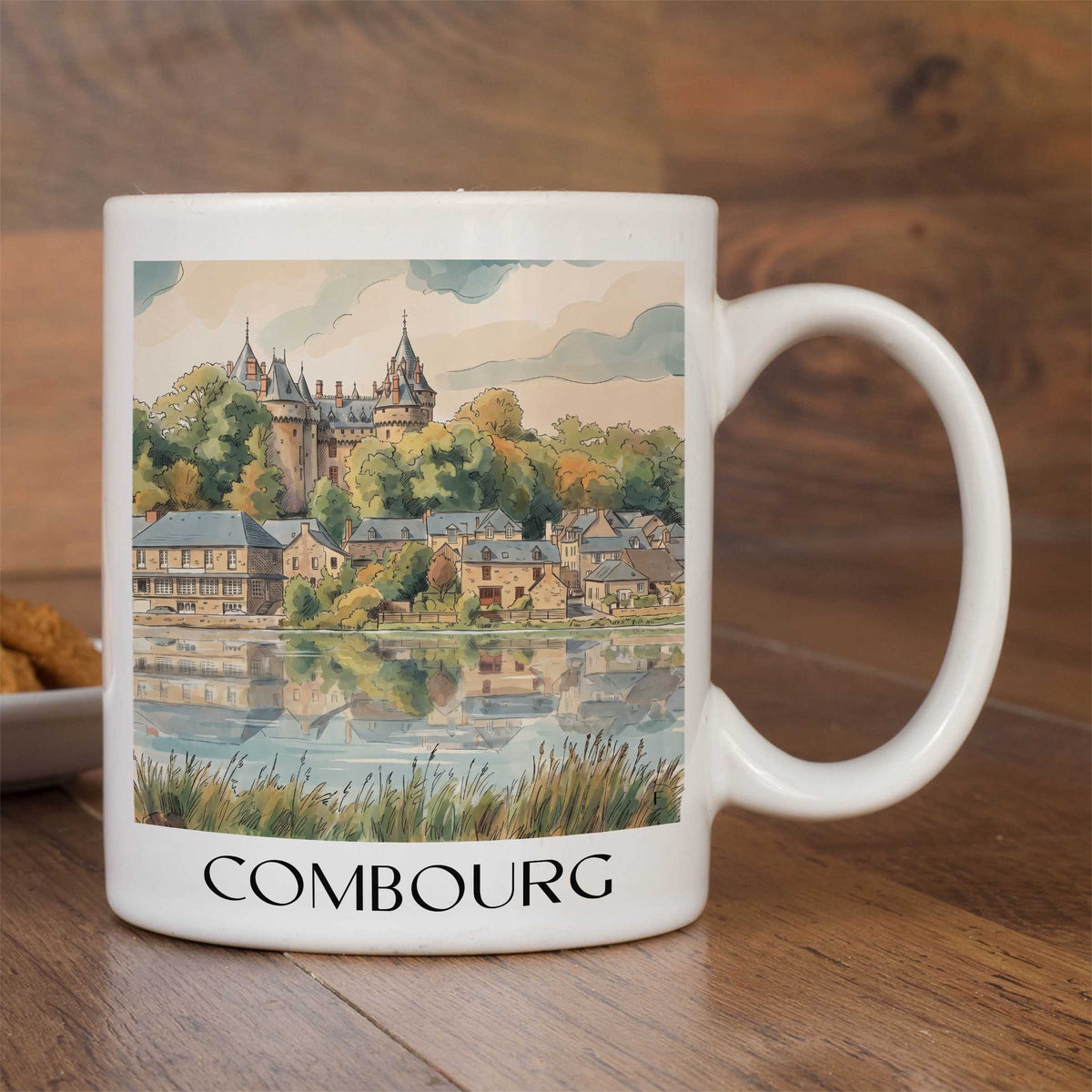 combourg-ille-et-vilaine-frankreich-kaffeebecher-aquarell
