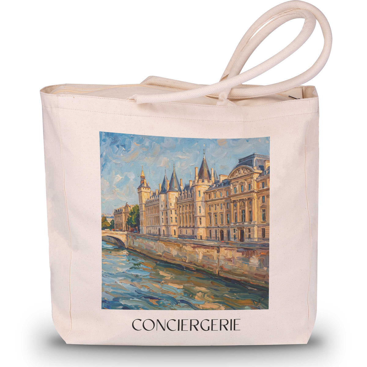 conciergerie-paris-frankreich-einkaufstasche-oil-painting-oelgemaelde