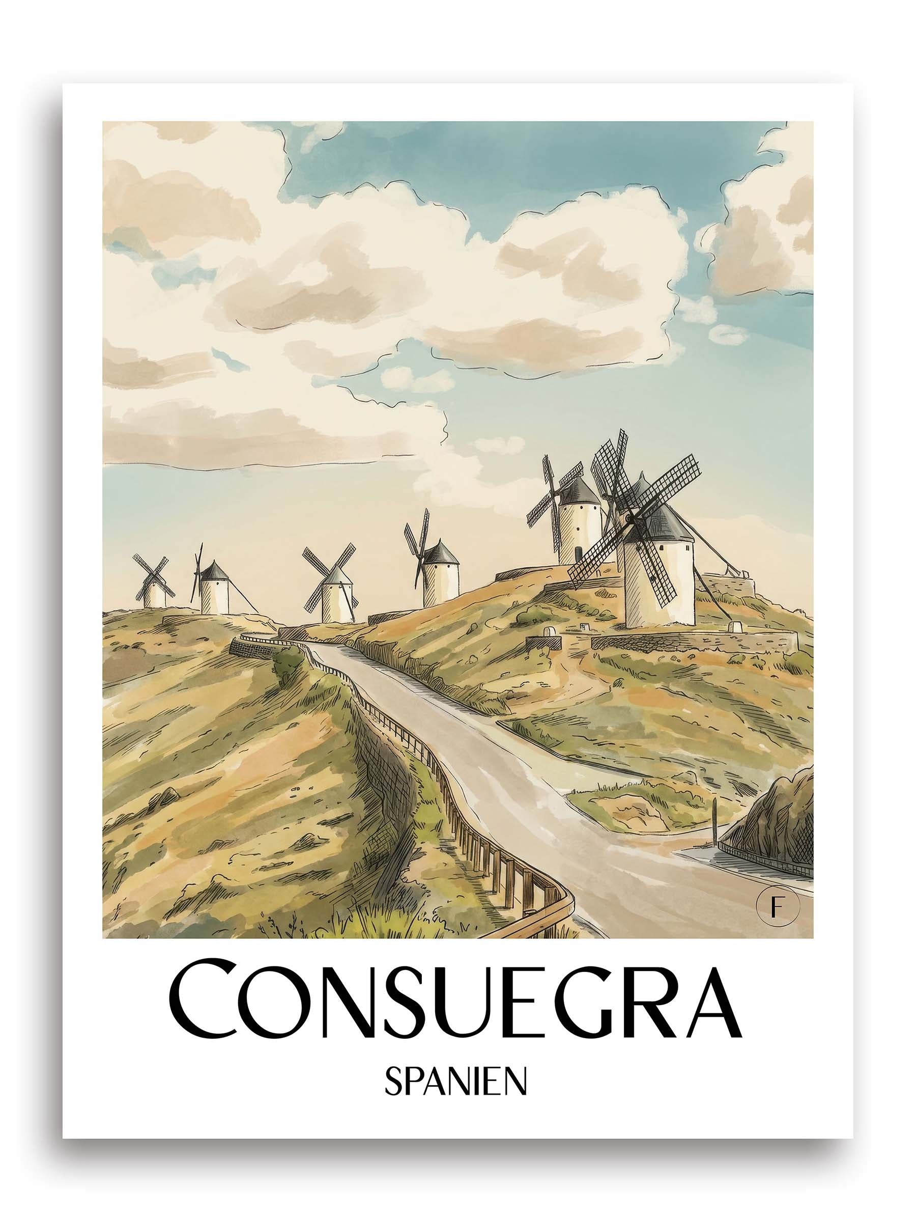 consuegra-spanien-spanien-und-spanien-poster-aquarell