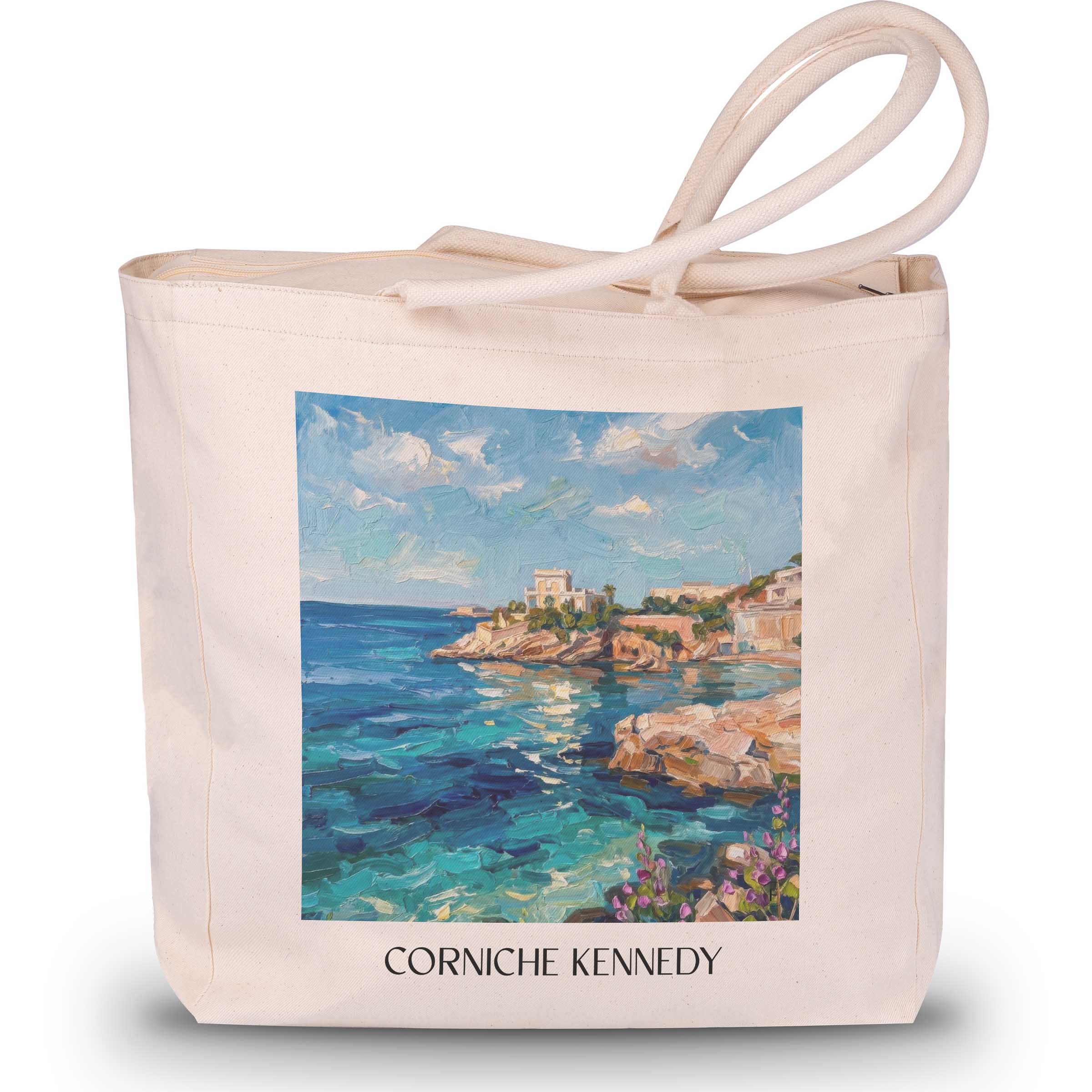 corniche-kennedy-marseille-frankreich-einkaufstasche-oil-painting-oelgemaelde