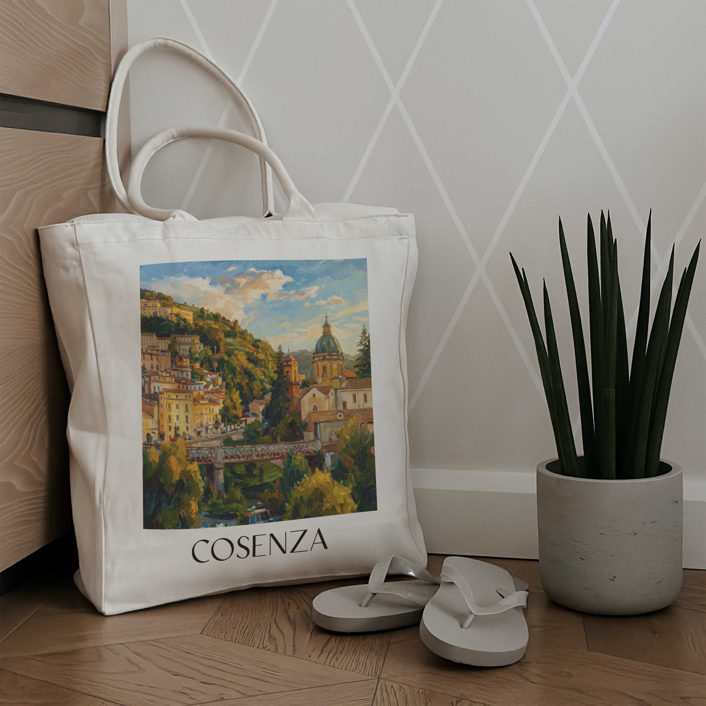 cosenza-kalabrien-italien-einkaufstasche-oil-painting-oelgemaelde
