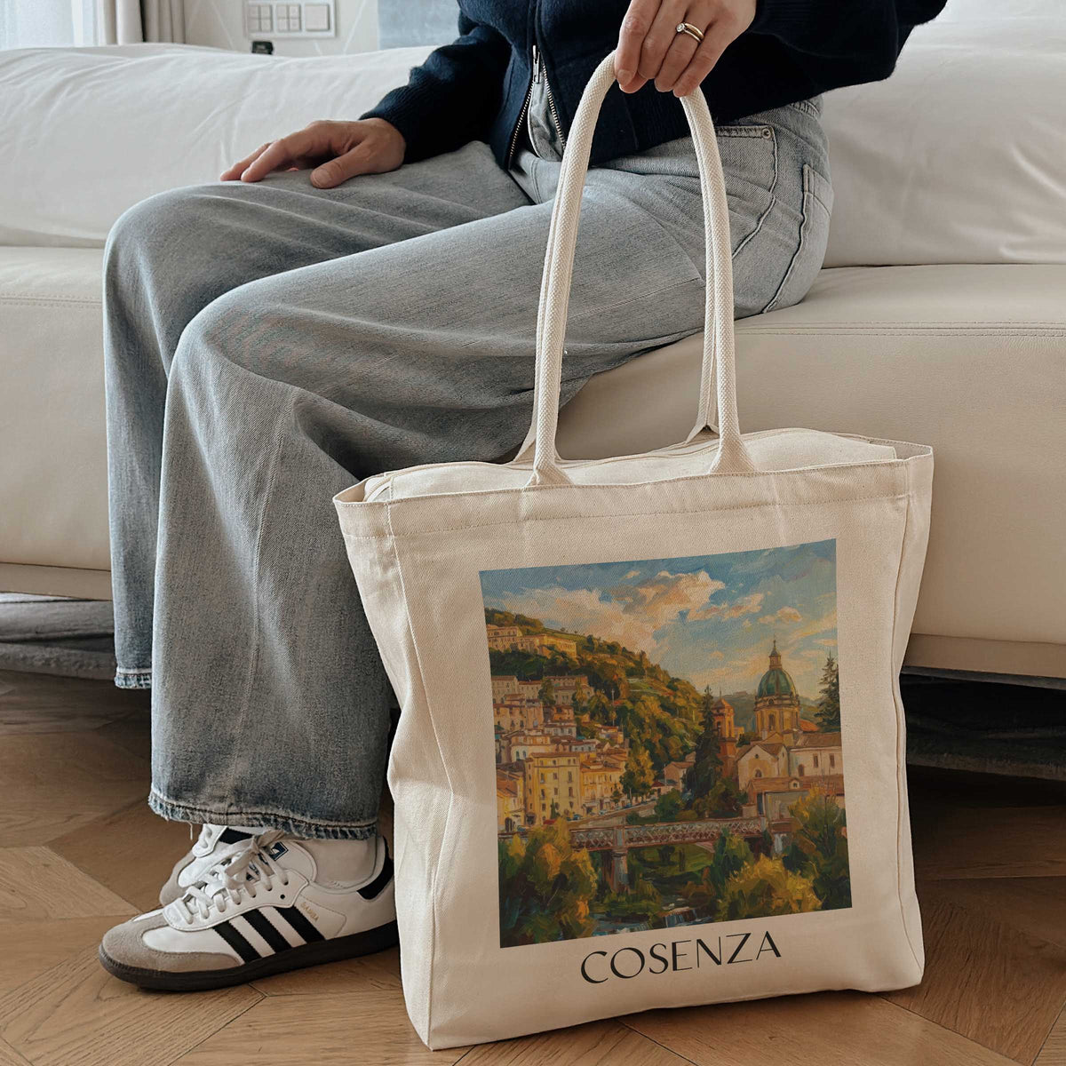 cosenza-kalabrien-italien-einkaufstasche-oil-painting-oelgemaelde