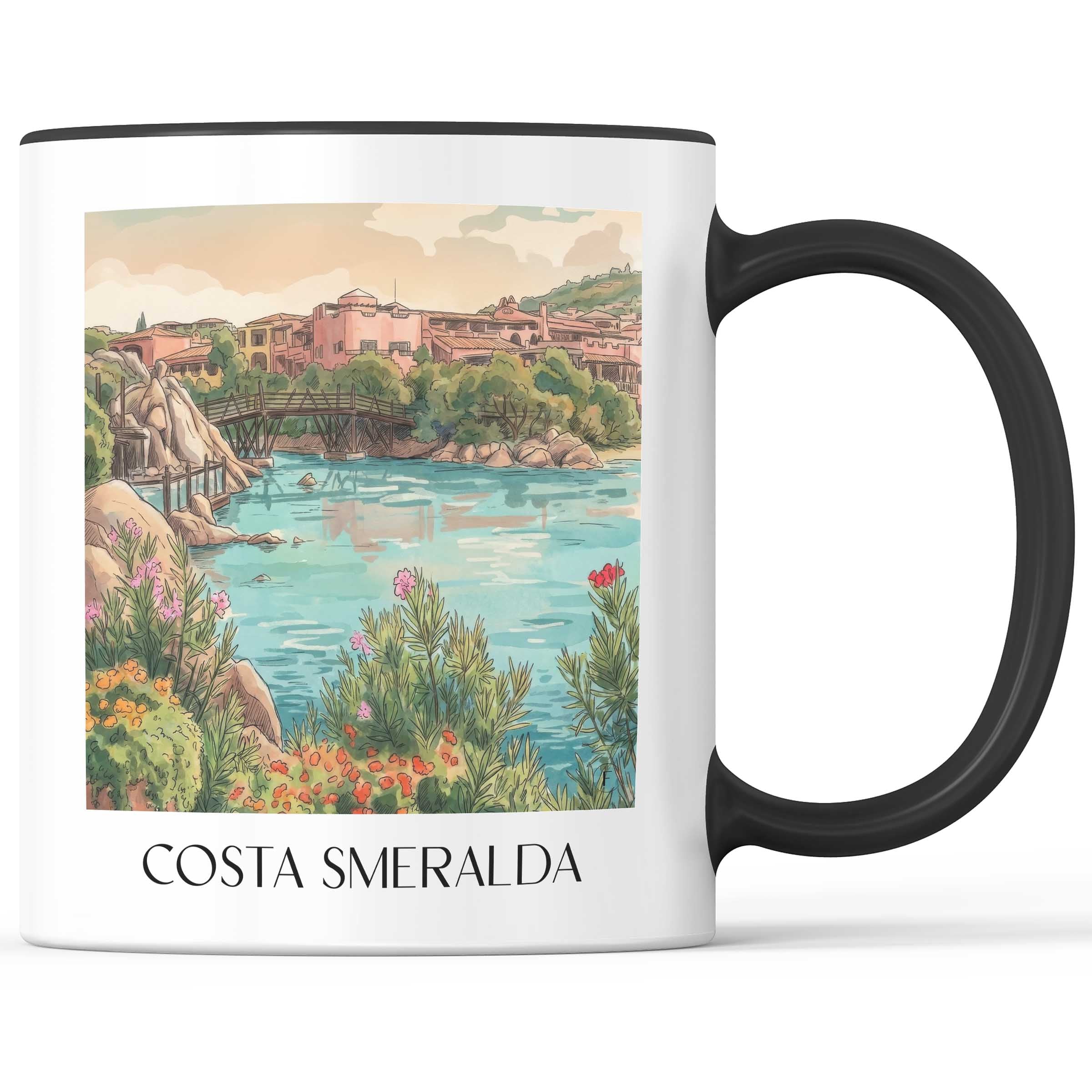 costa-smeralda-porto-cervo-italien-kaffeebecher-aquarell