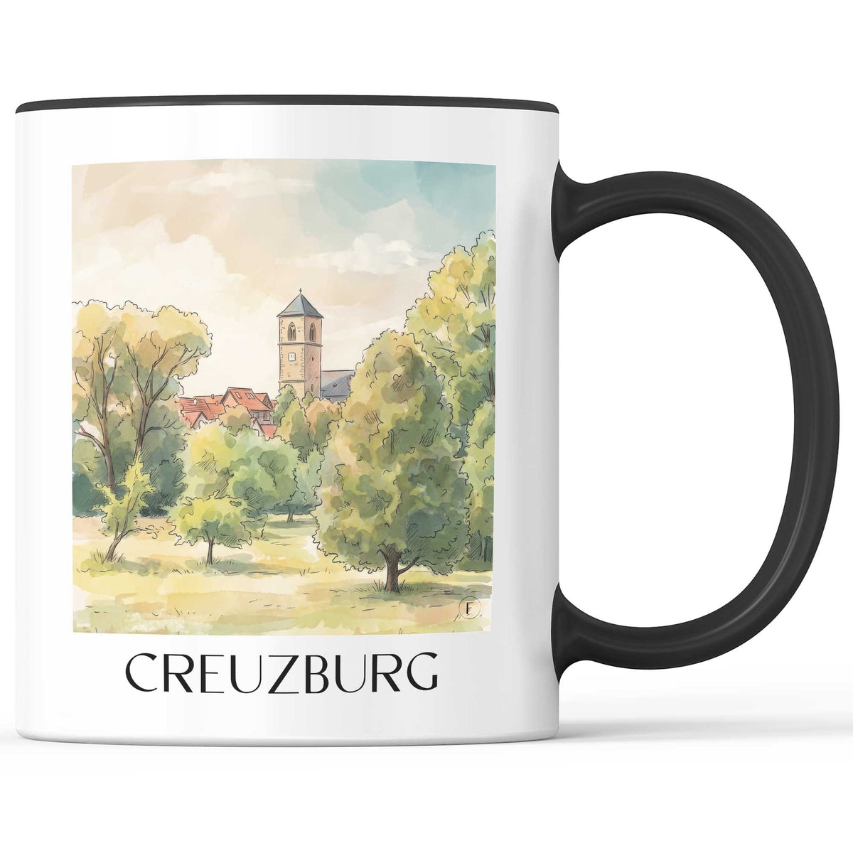 creuzburg-werratal-deutschland-kaffeebecher-aquarell