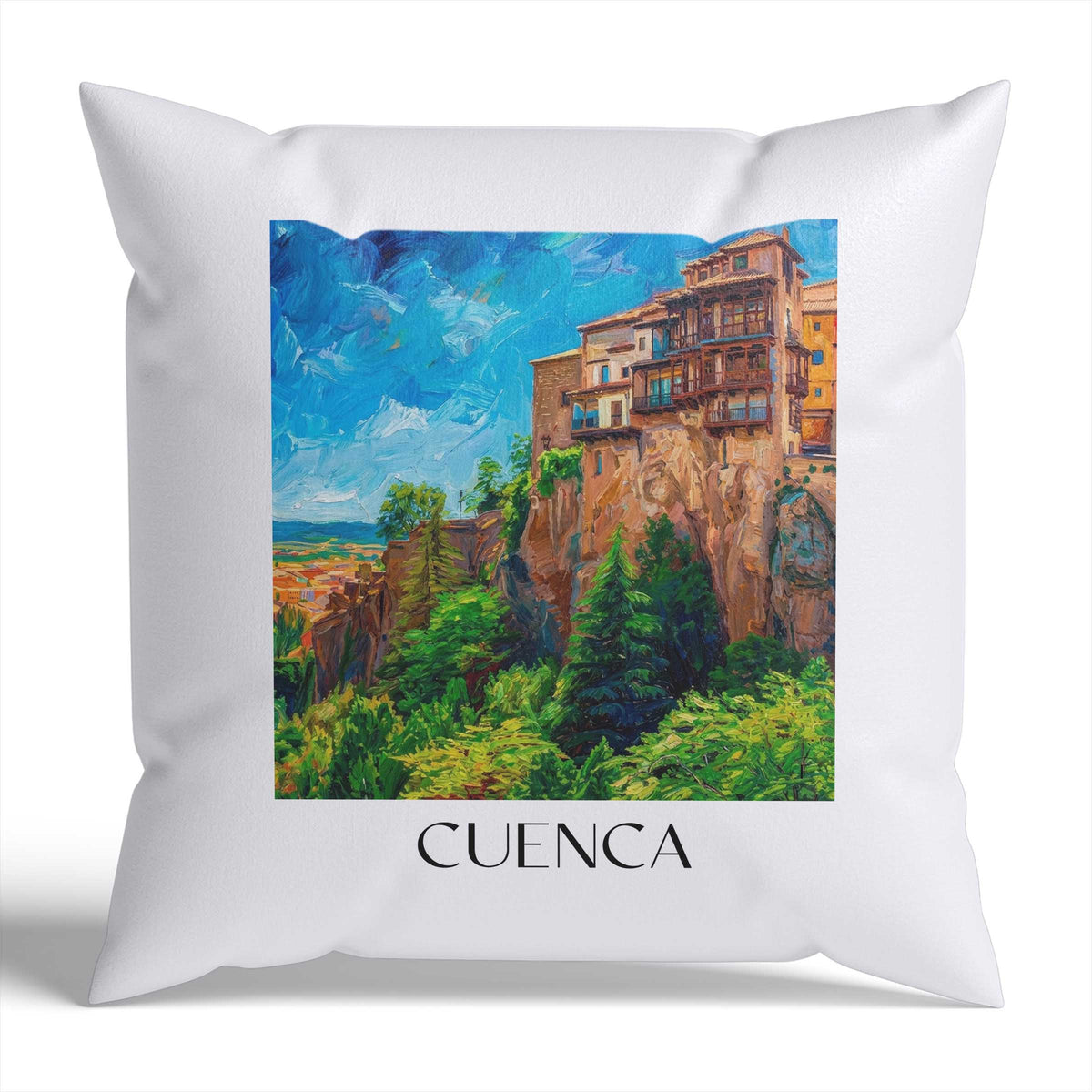 cuenca-spanien-spanien-kissenbezug-oil-painting-oelgemaelde