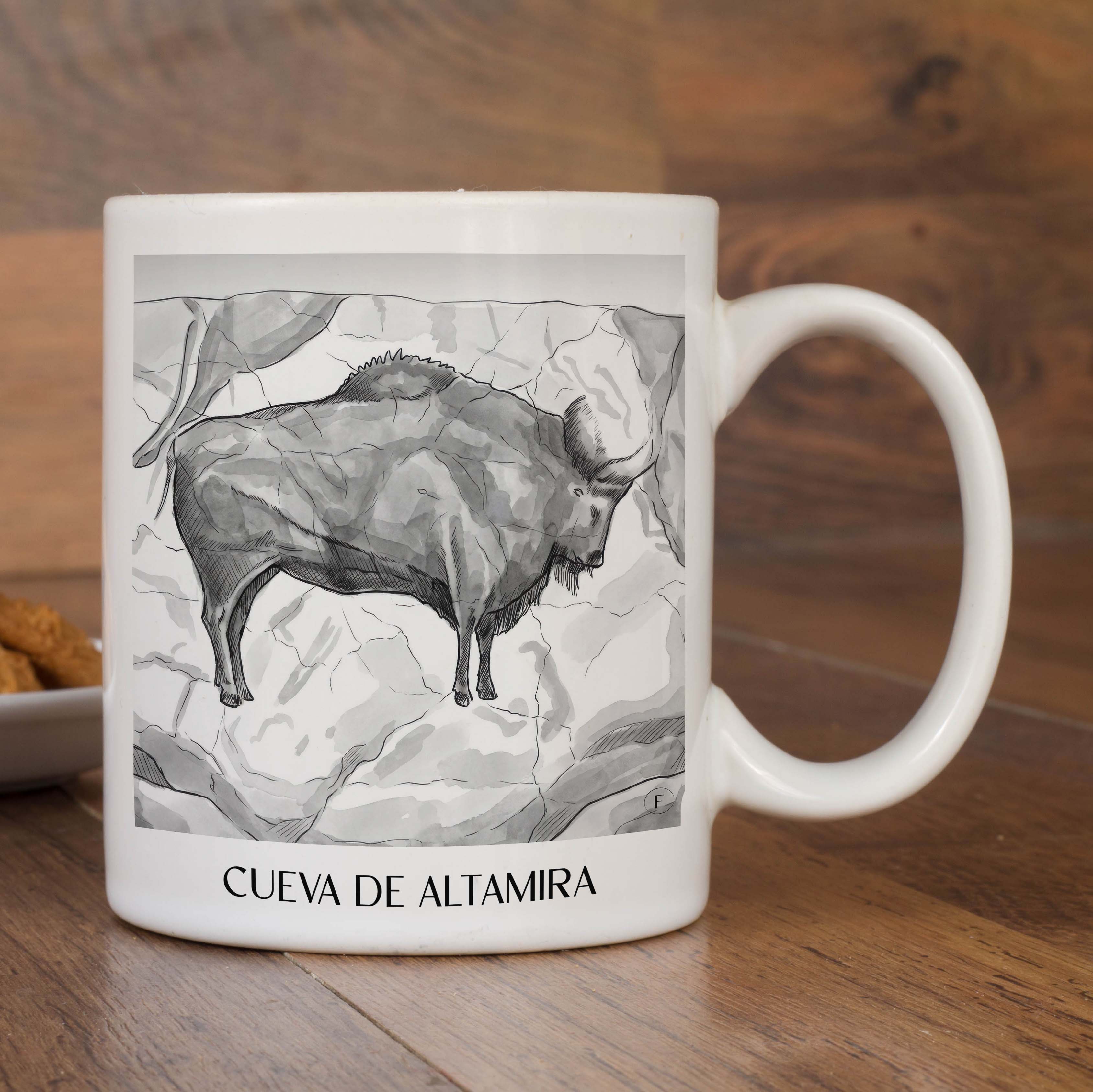 cueva-de-altamira-spanien-spanien-kaffeebecher-aquarell-schwarz-weiss