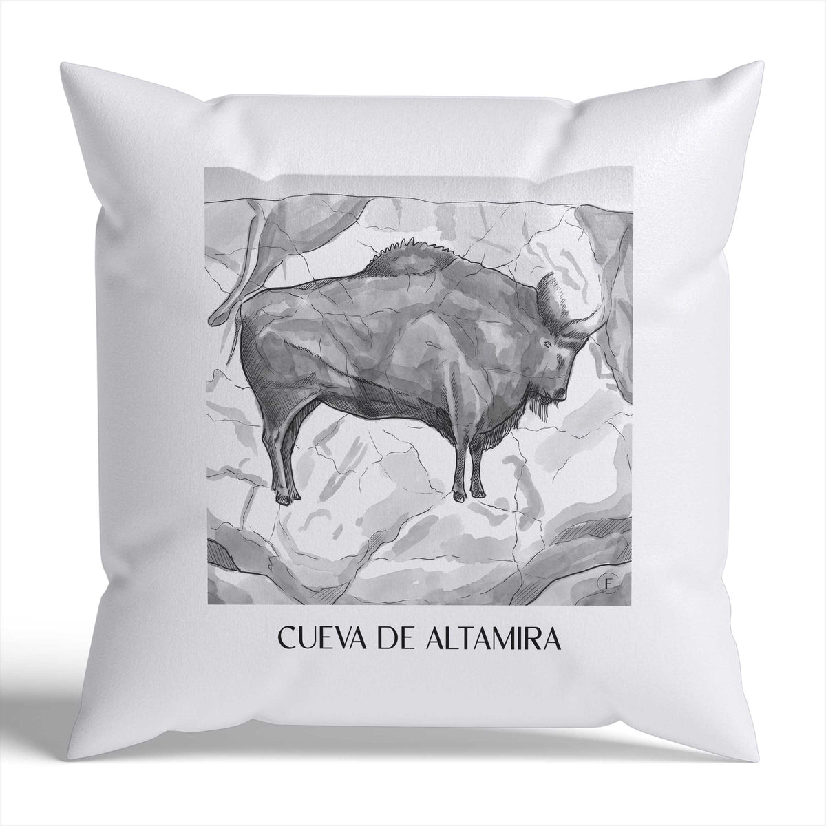 cueva-de-altamira-spanien-spanien-kissenbezug-aquarell-schwarz-weiss