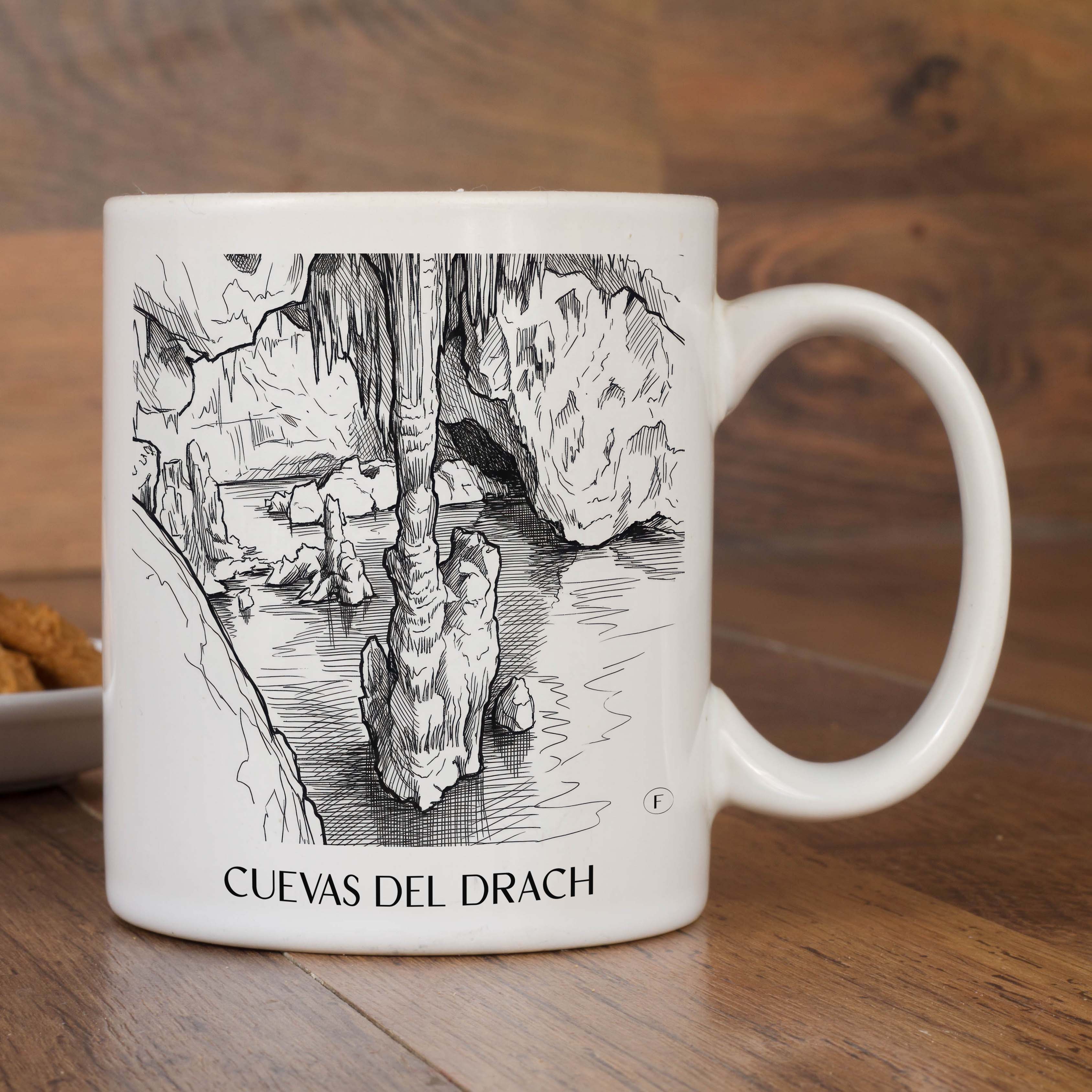 cuevas-del-drach-mallorca-spanien-kaffeebecher-skizze