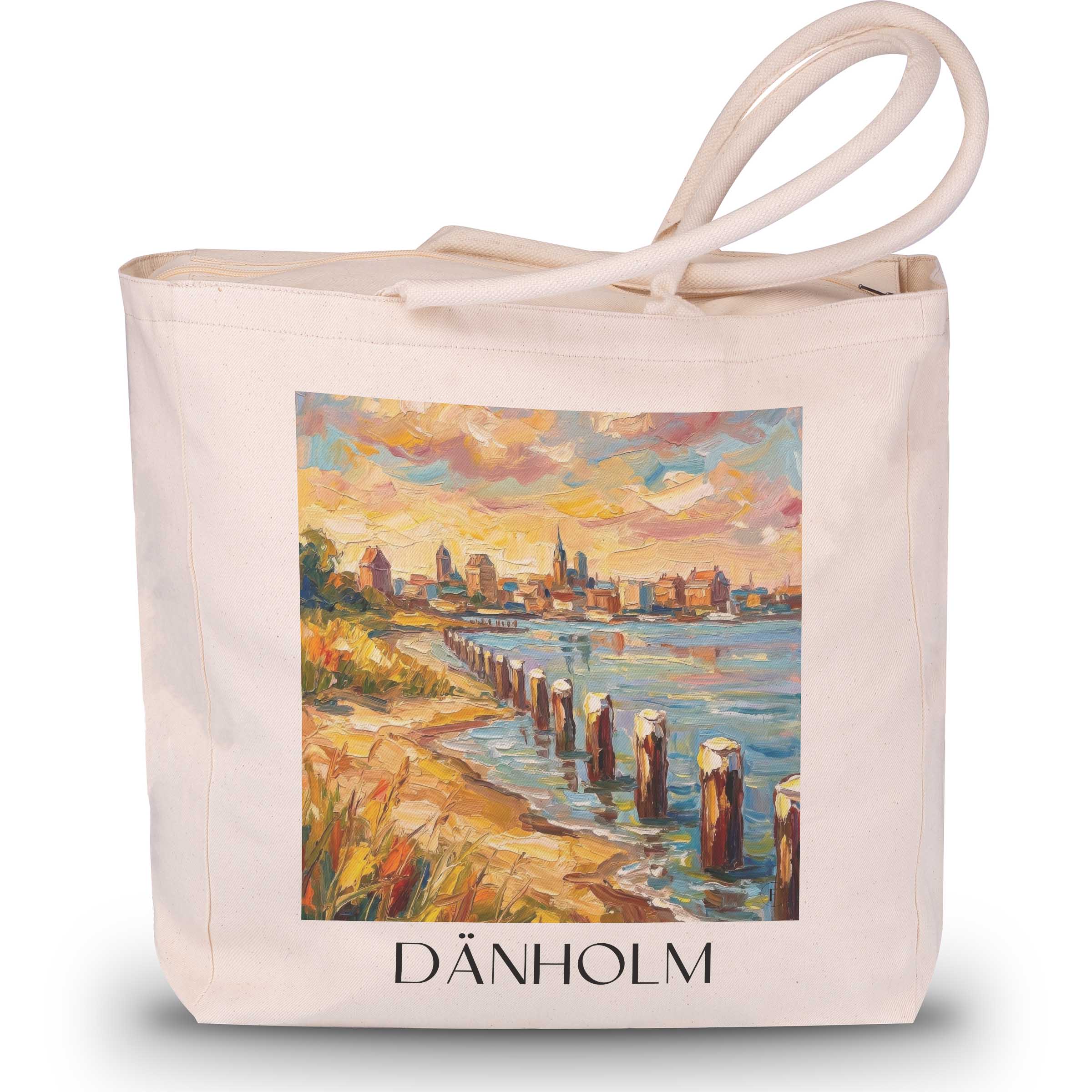 dänholm-stralsund-deutschland-einkaufstasche-oil-painting-oelgemaelde