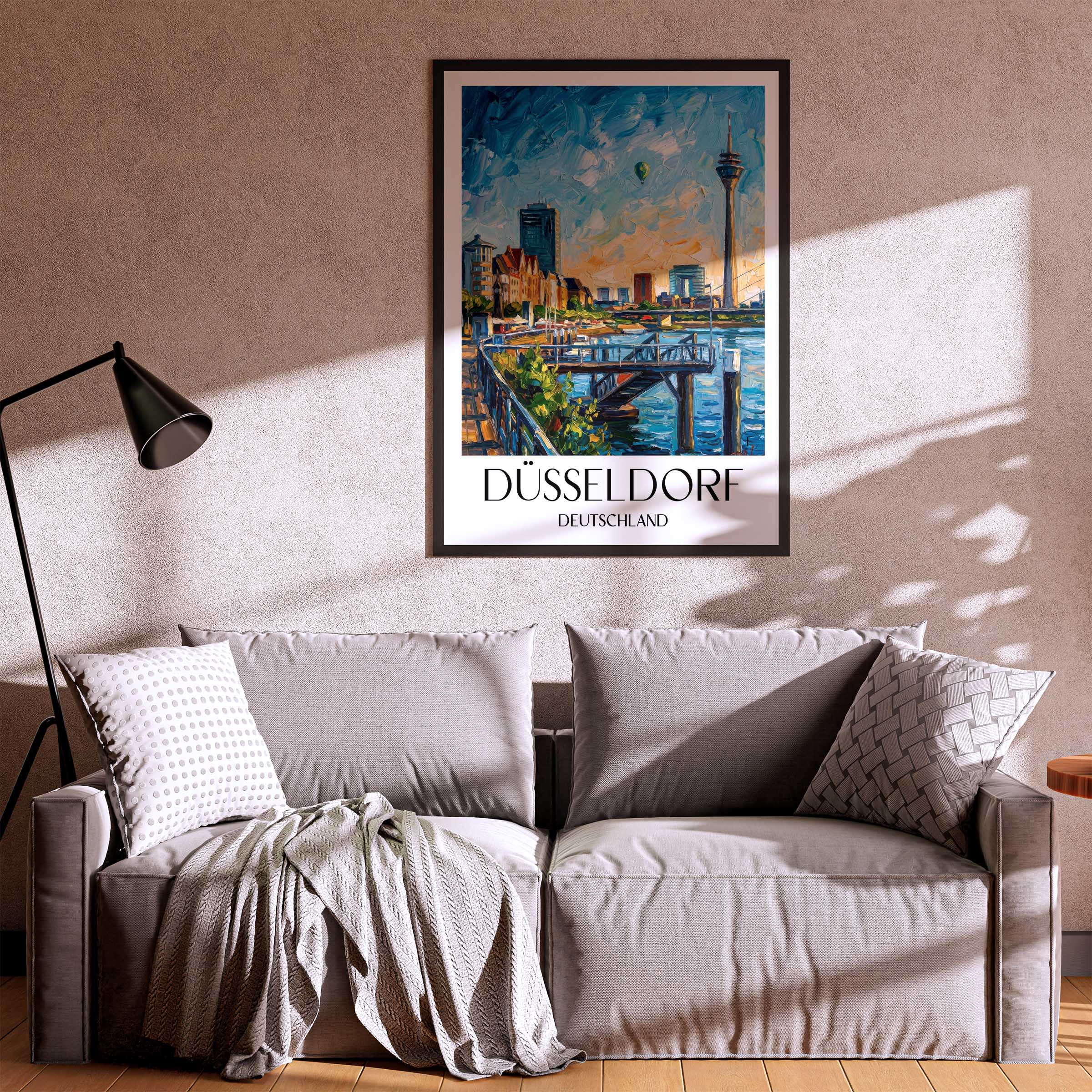 düsseldorf-deutschland-poster-oil-painting-oelgemaelde