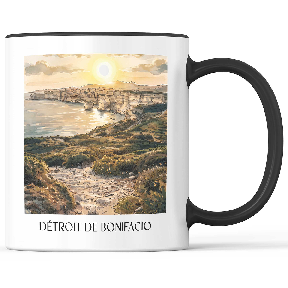 détroit-de-bonifacio-korsika-frankreich-kaffeebecher-aquarell