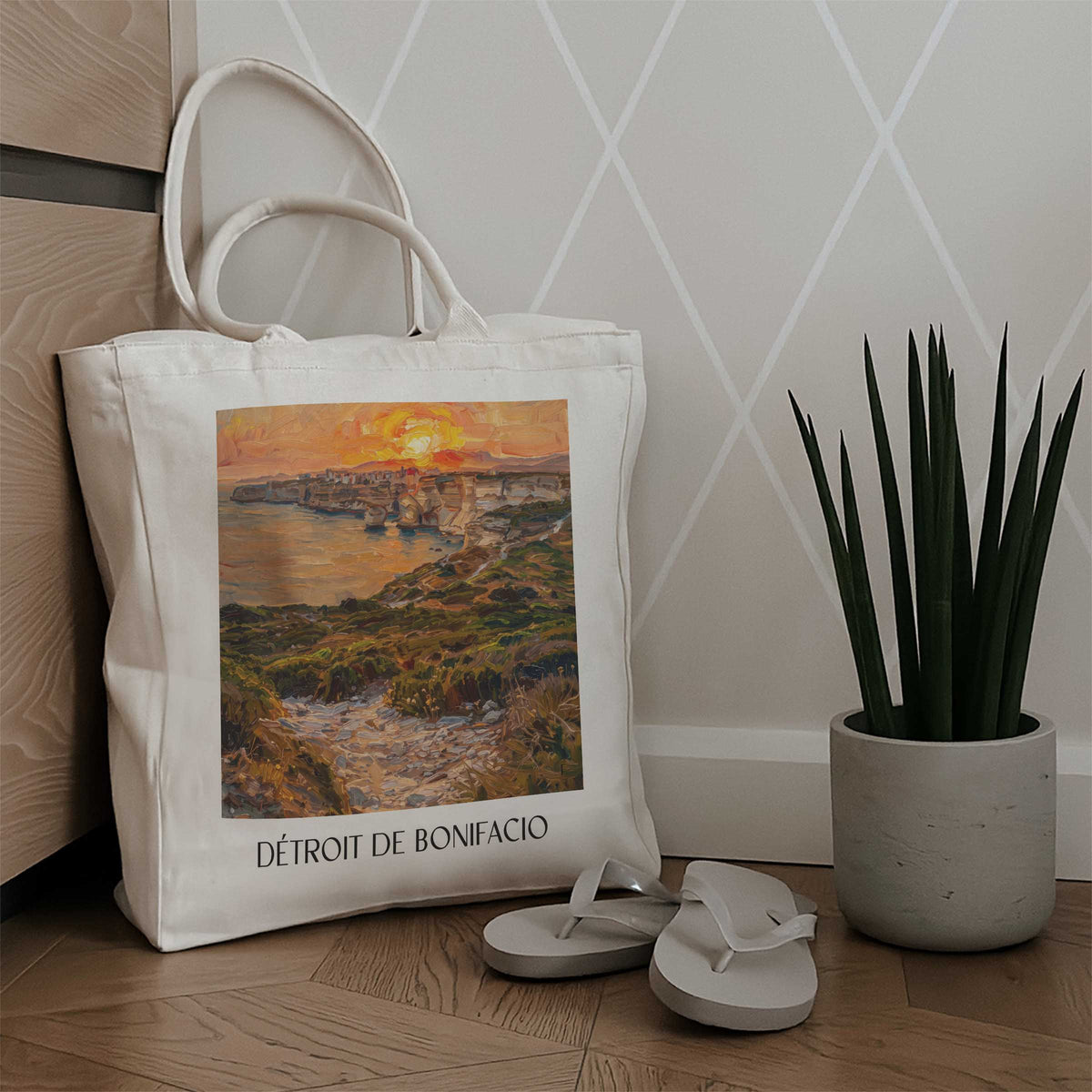 détroit-de-bonifacio-korsika-frankreich-einkaufstasche-oil-painting-oelgemaelde