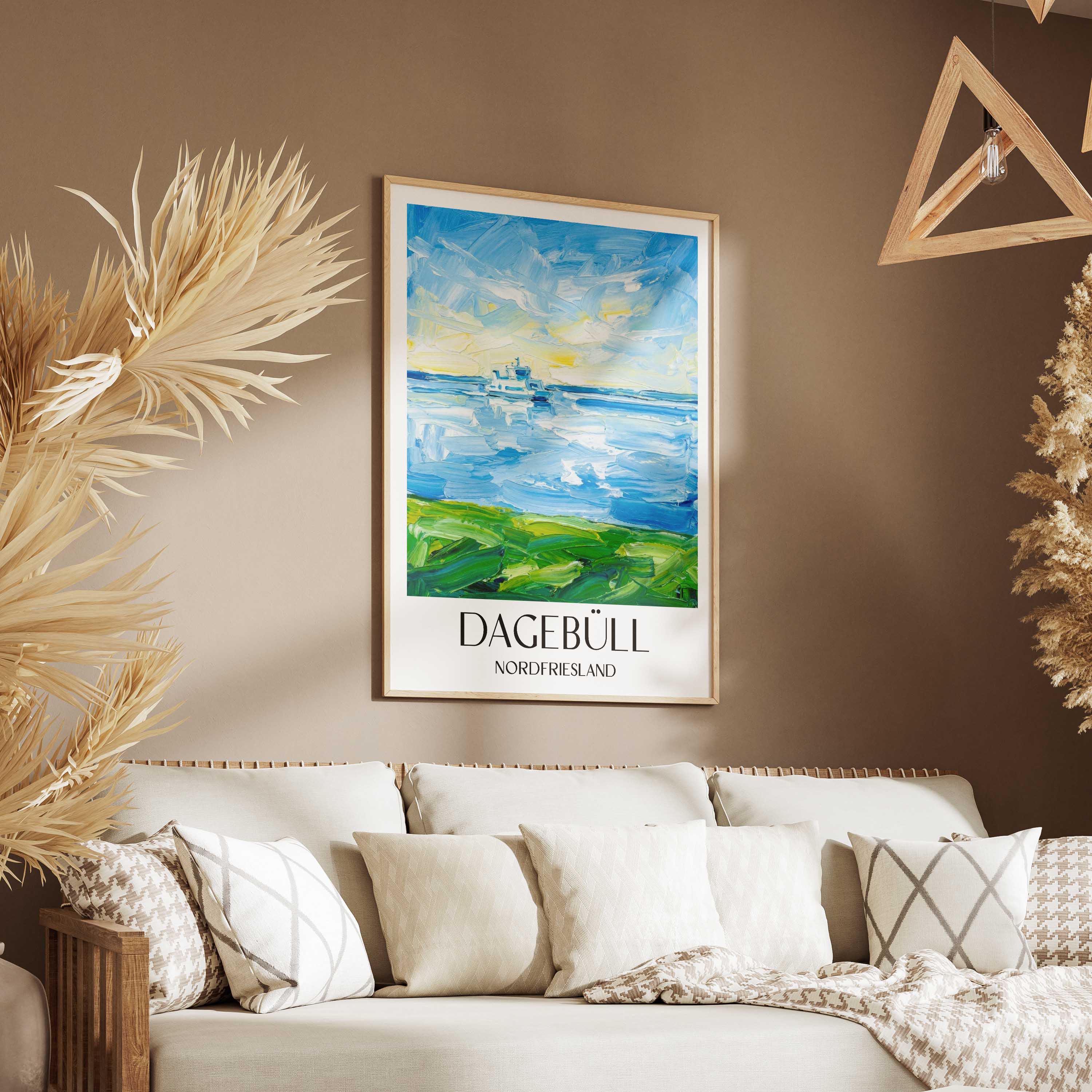dagebüll-nordfriesland-deutschland-poster-oil-painting-oelgemaelde