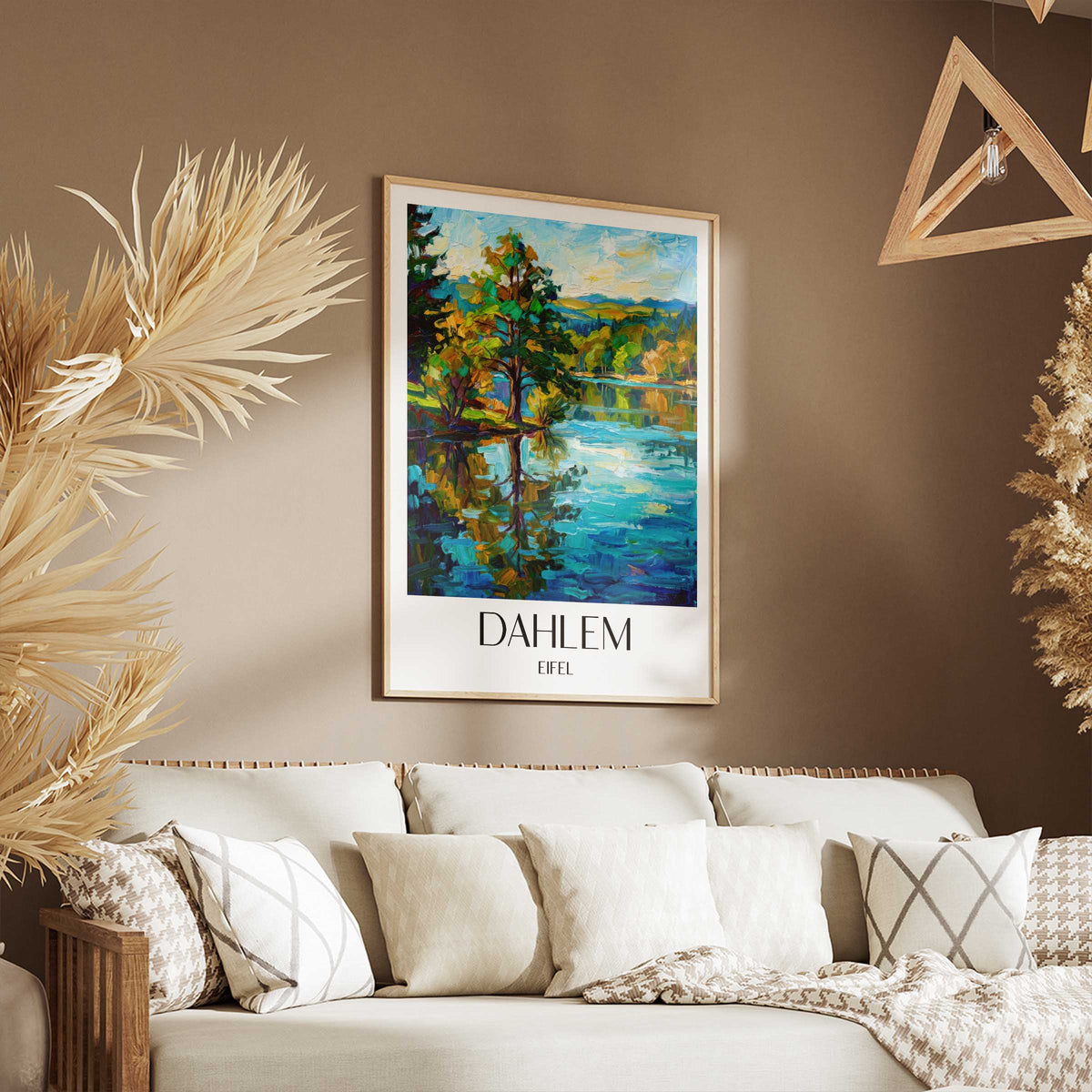 dahlem-eifel-deutschland-poster-oil-painting-oelgemaelde