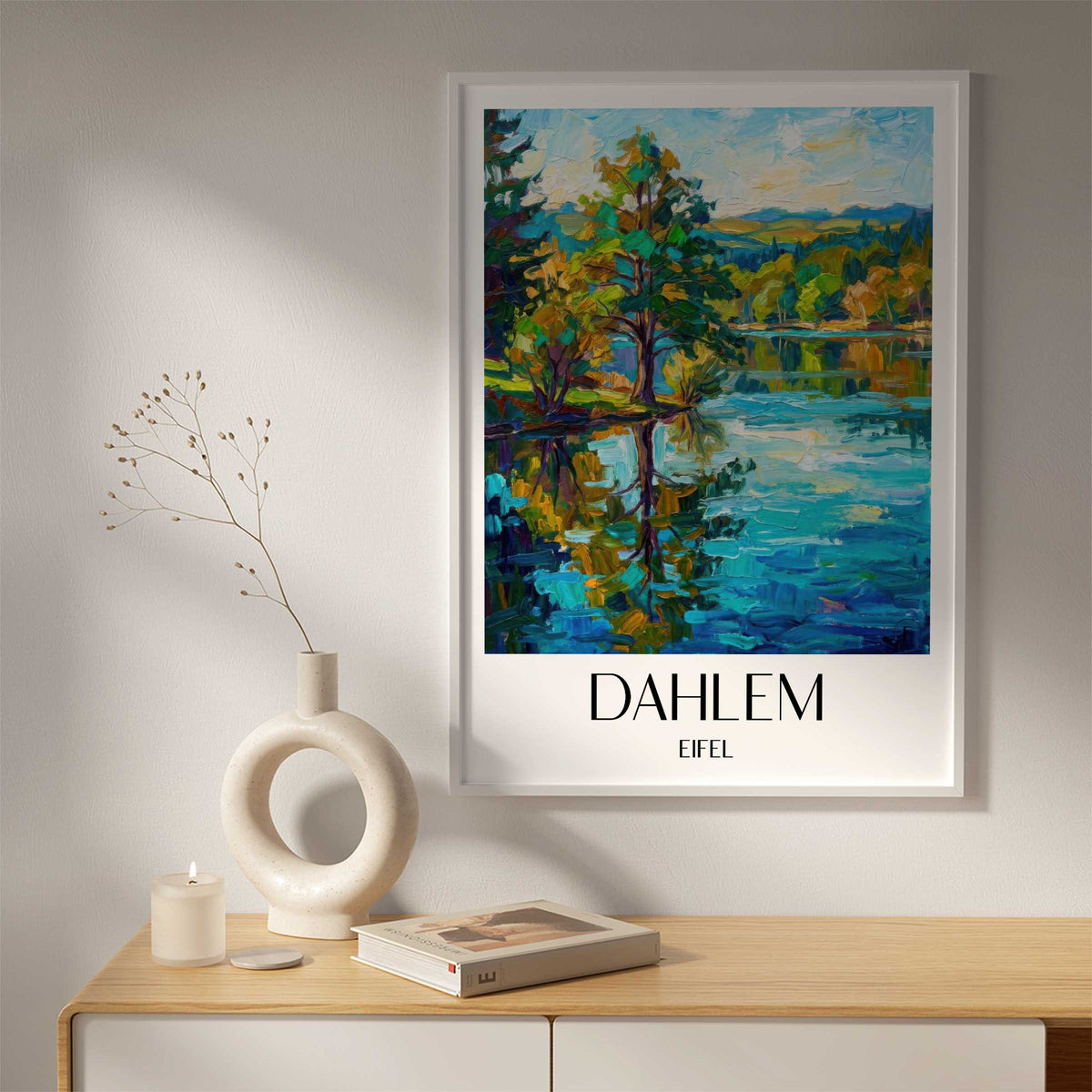 dahlem-eifel-deutschland-poster-oil-painting-oelgemaelde