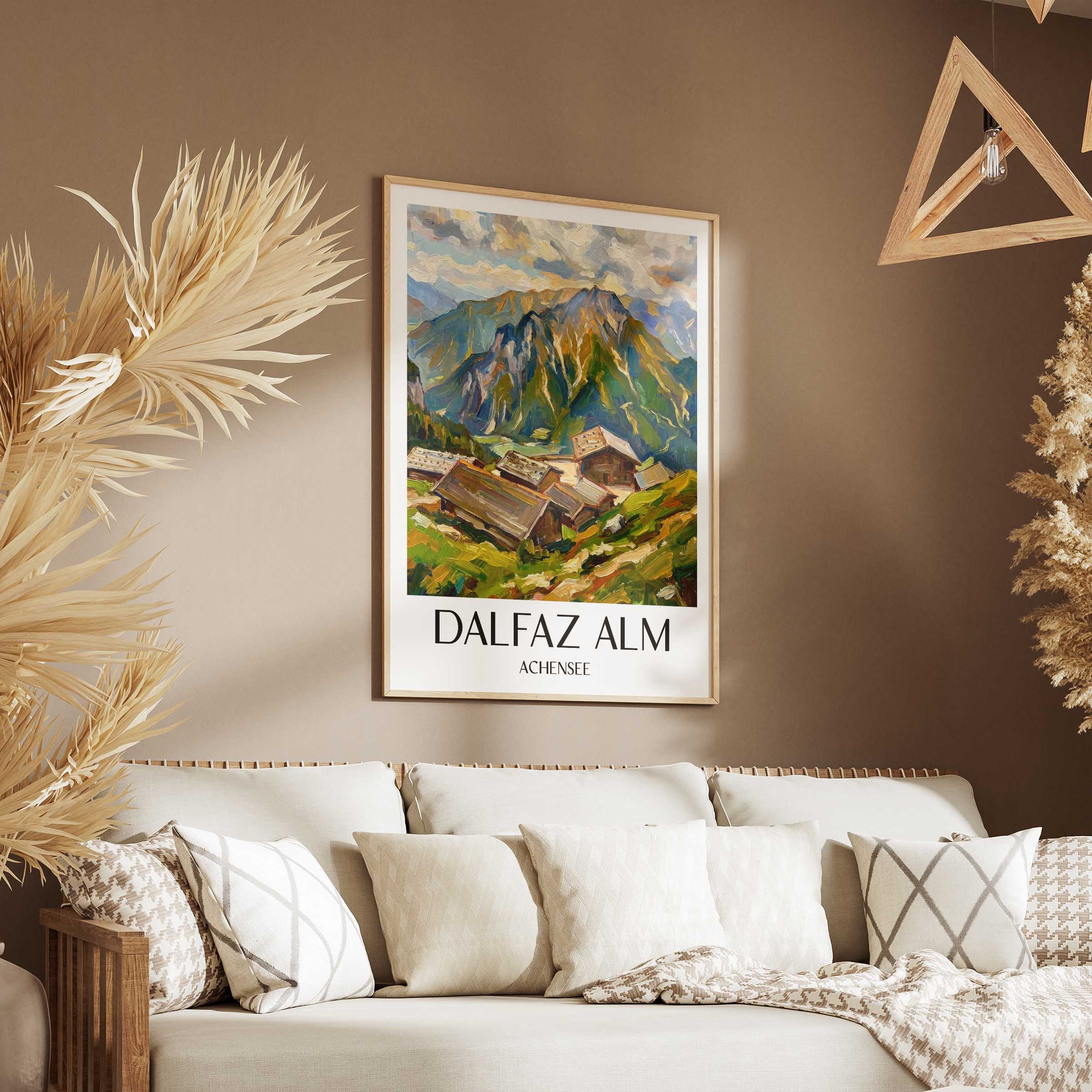 dalfaz-alm-achensee-österreich-poster-oil-painting-oelgemaelde
