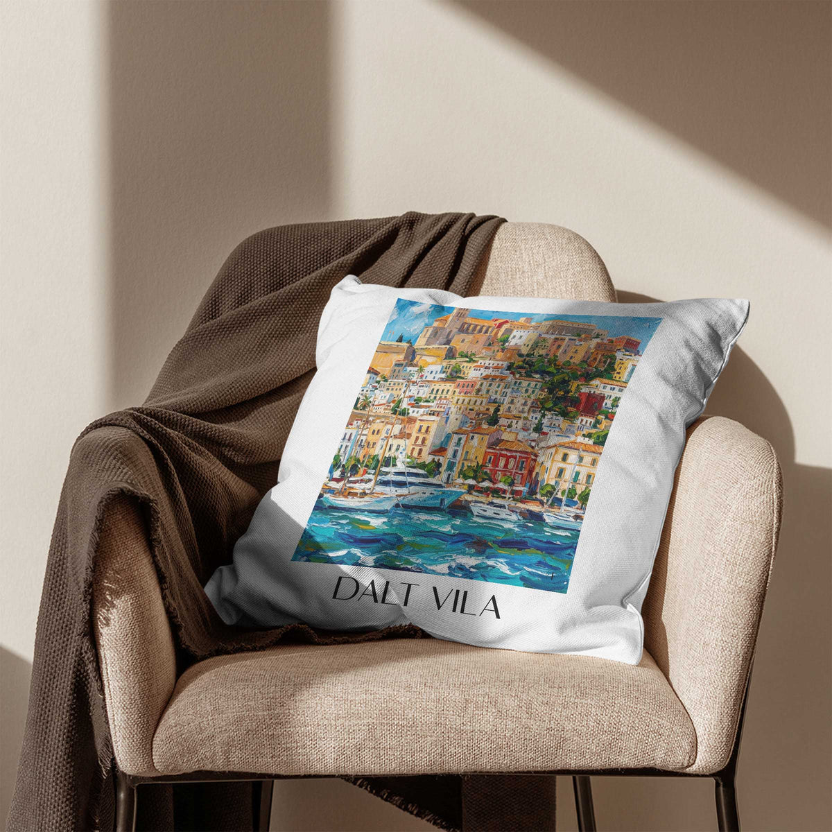 dalt-vila-ibiza-spanien-kissenbezug-oil-painting-oelgemaelde