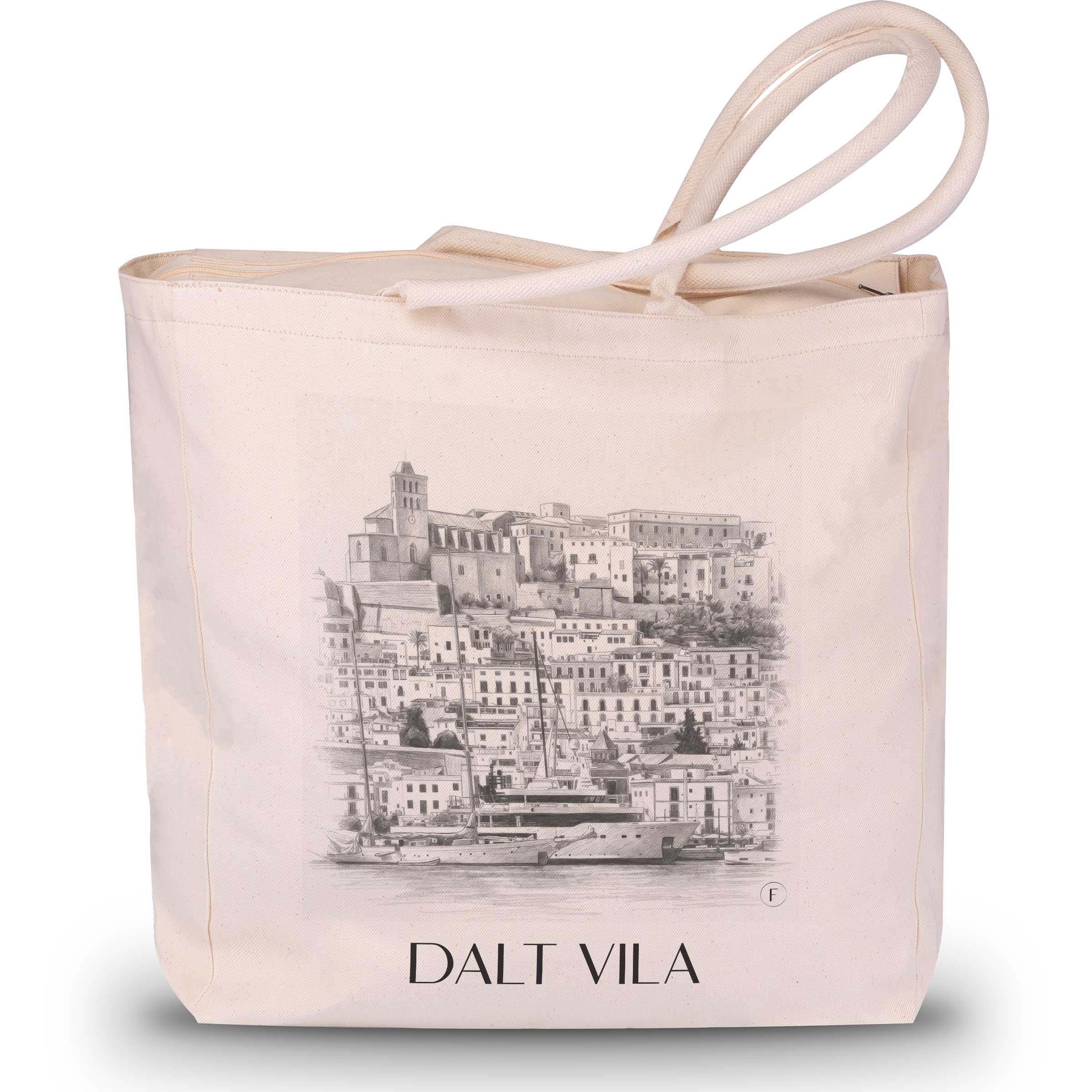 dalt-vila--ibiza-spanien-einkaufstasche-bleistift-zeichnung-drawing