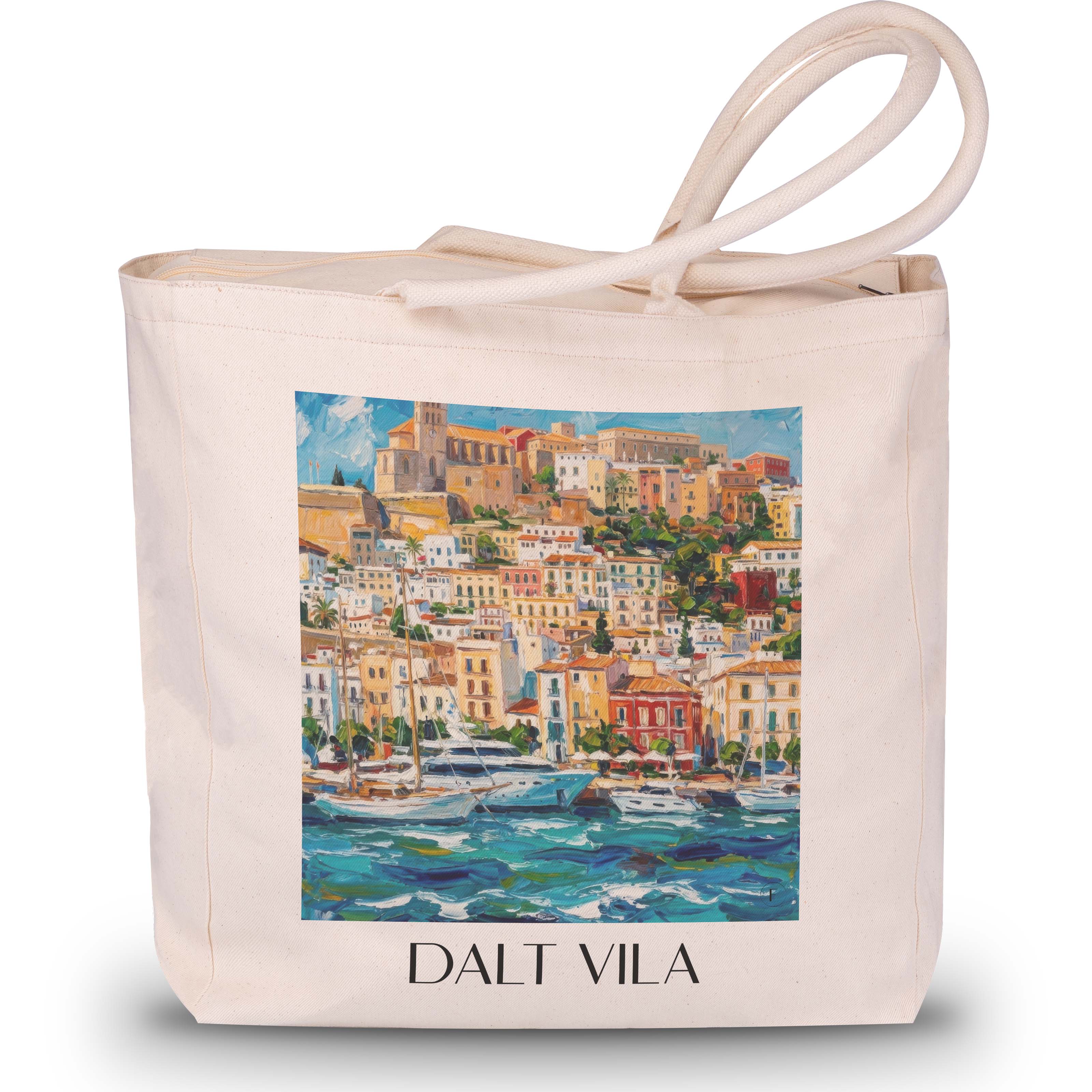 dalt-vila--ibiza-spanien-einkaufstasche-oil-painting-oelgemaelde