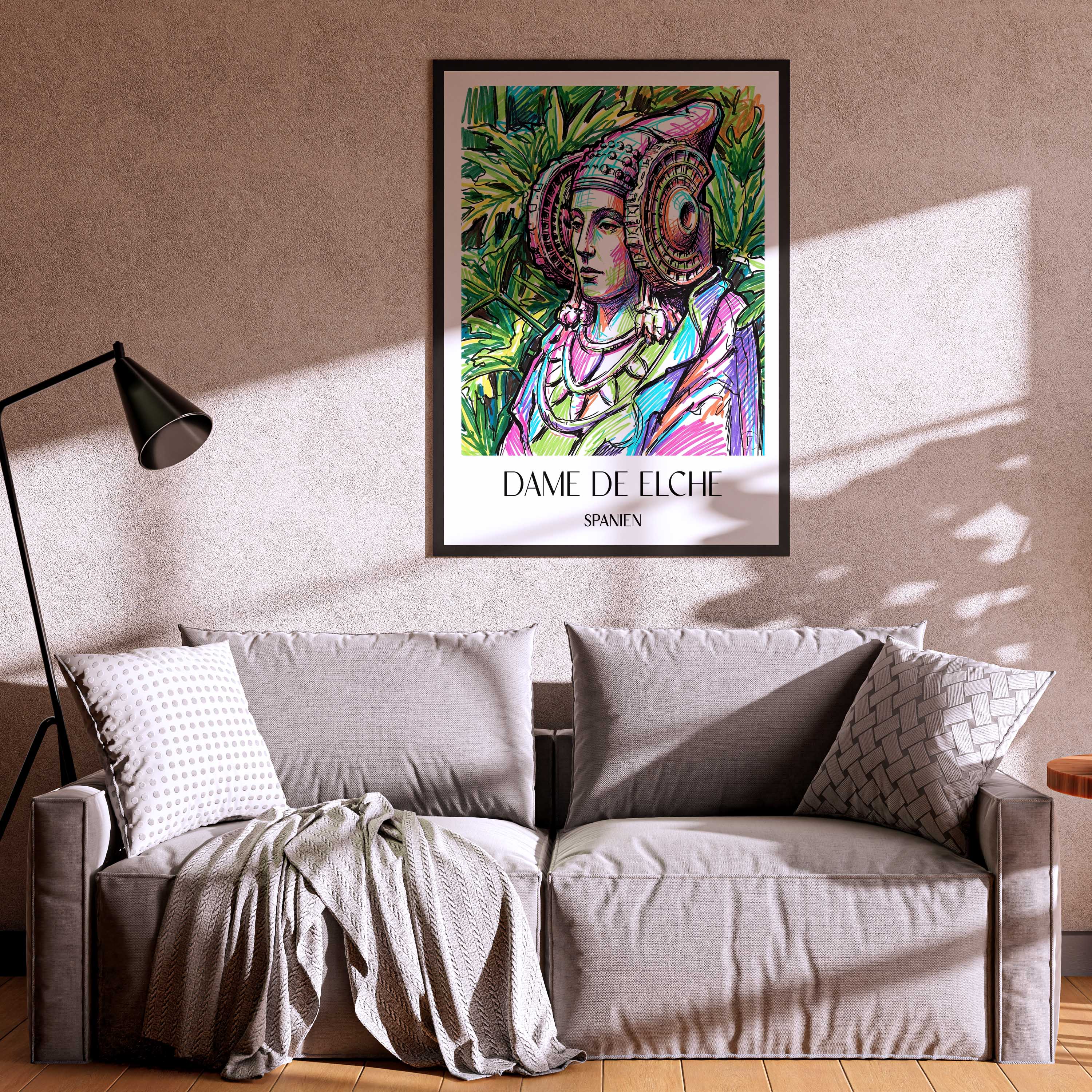 dama-de-elche-spanien-spanien-poster-graffiti