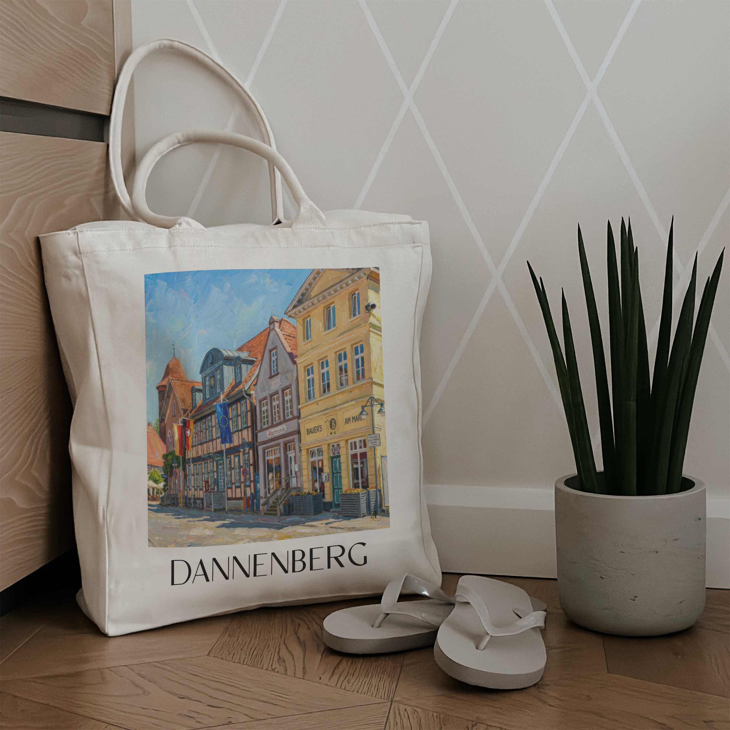 dannenberg-niedersachsen-deutschland-einkaufstasche-oil-painting-oelgemaelde