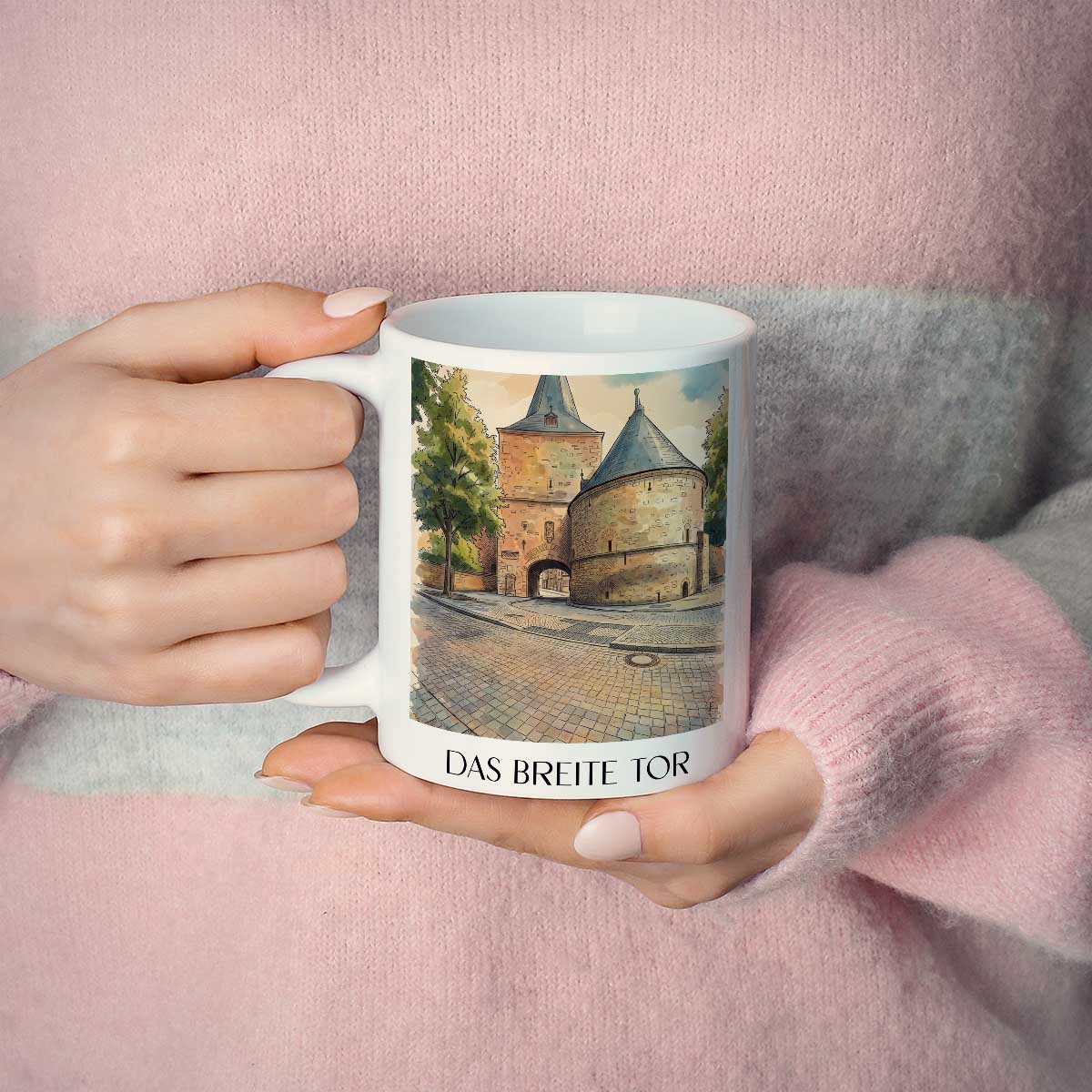 das-breite-tor-goslar-deutschland-kaffeebecher-aquarell