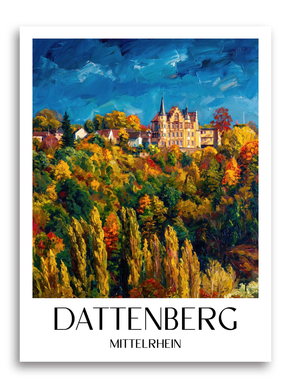 dattenberg-mittelrhein-deutschland-poster-oil-painting-oelgemaelde