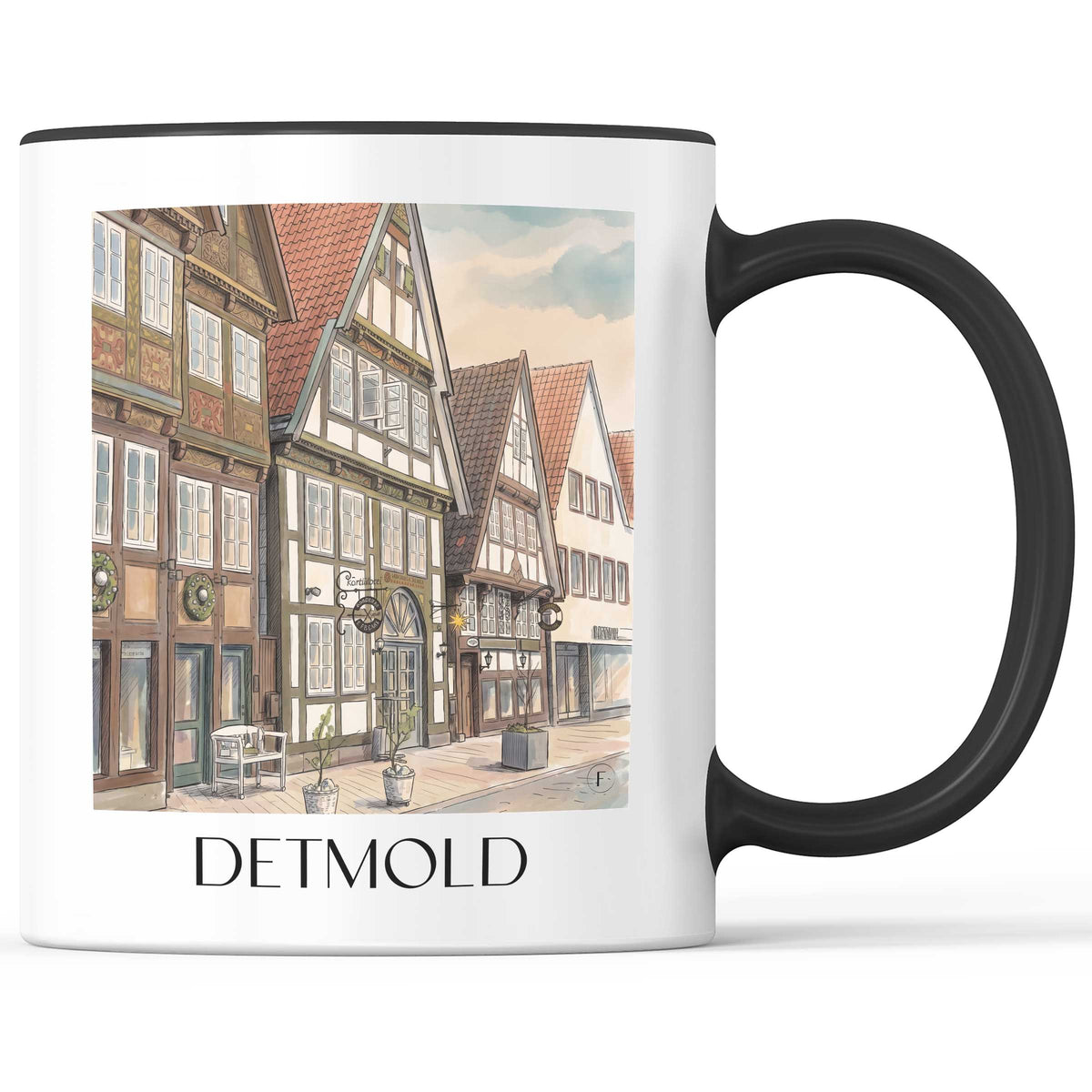 detmold-teutoburger-wald-deutschland-kaffeebecher-aquarell