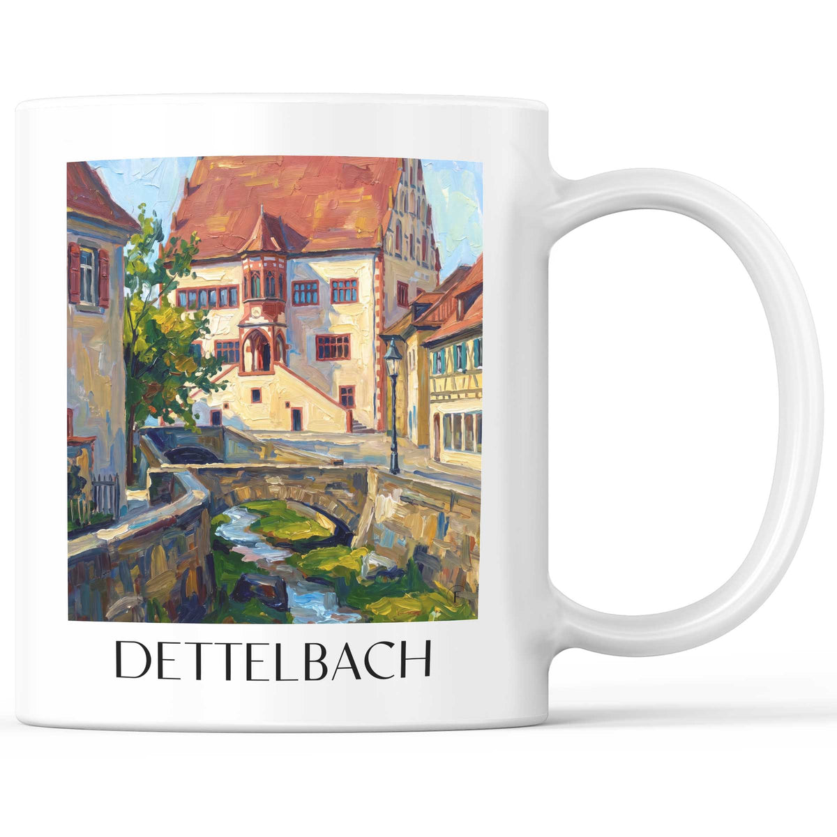 dettelbach-mainfranken-deutschland-kaffeebecher-oil-painting-oelgemaelde