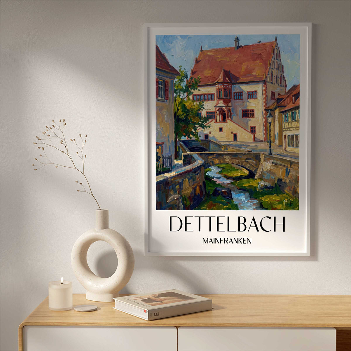 dettelbach-mainfranken-deutschland-poster-oil-painting-oelgemaelde