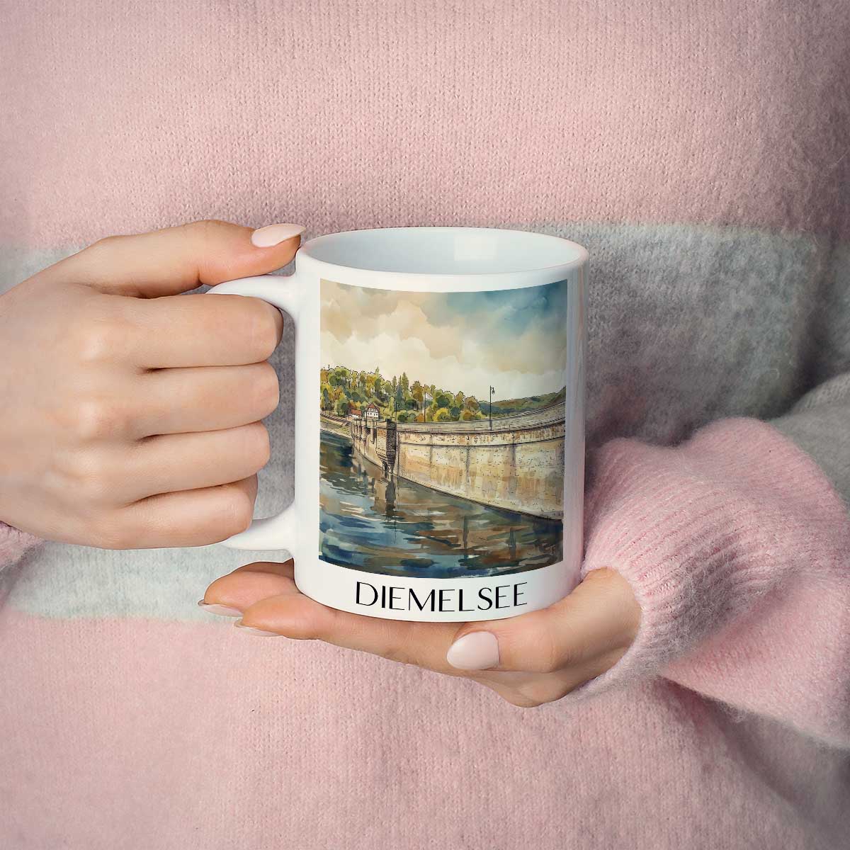 diemelsee-sauerland-deutschland-kaffeebecher-aquarell