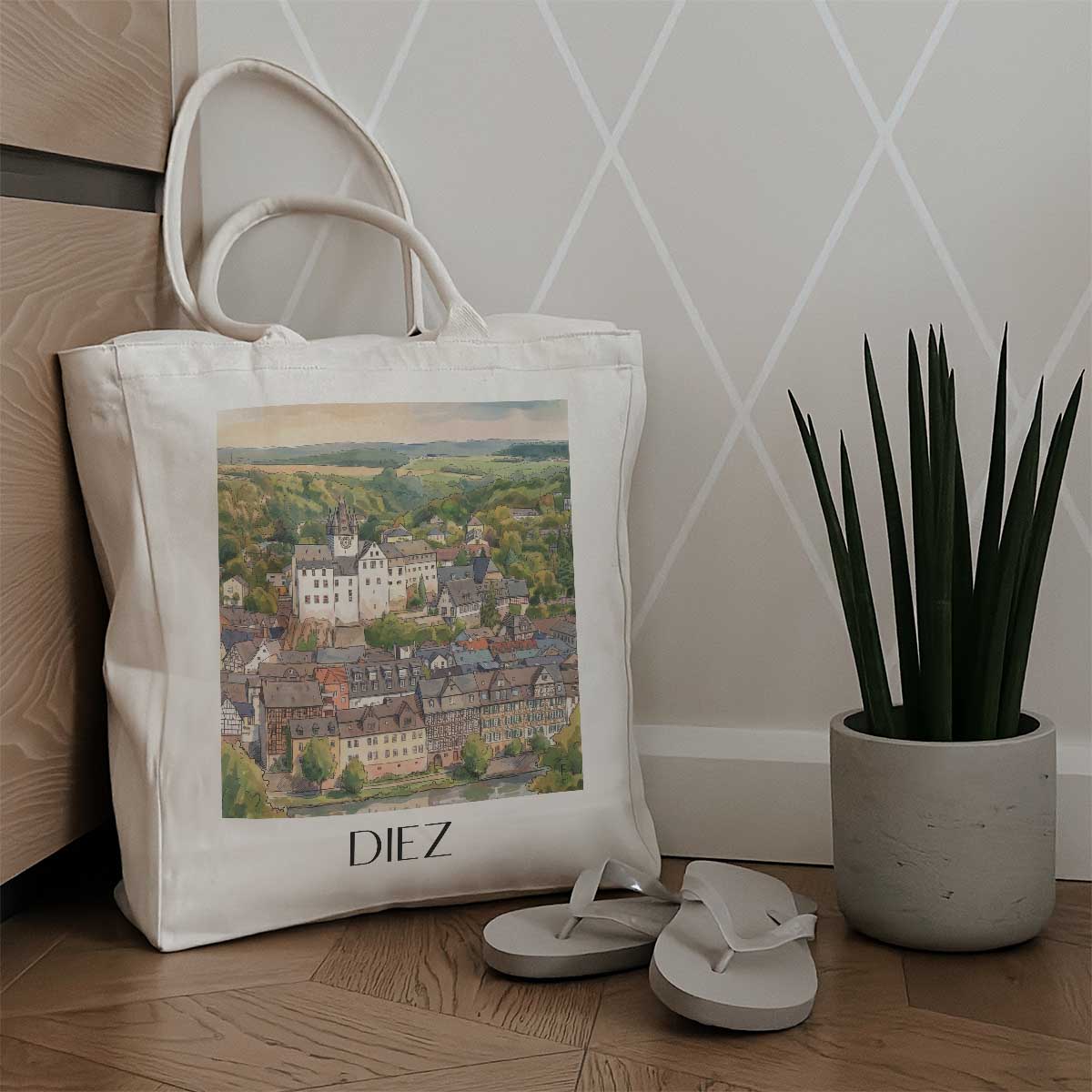 diez-westerwald-deutschland-einkaufstasche-aquarell