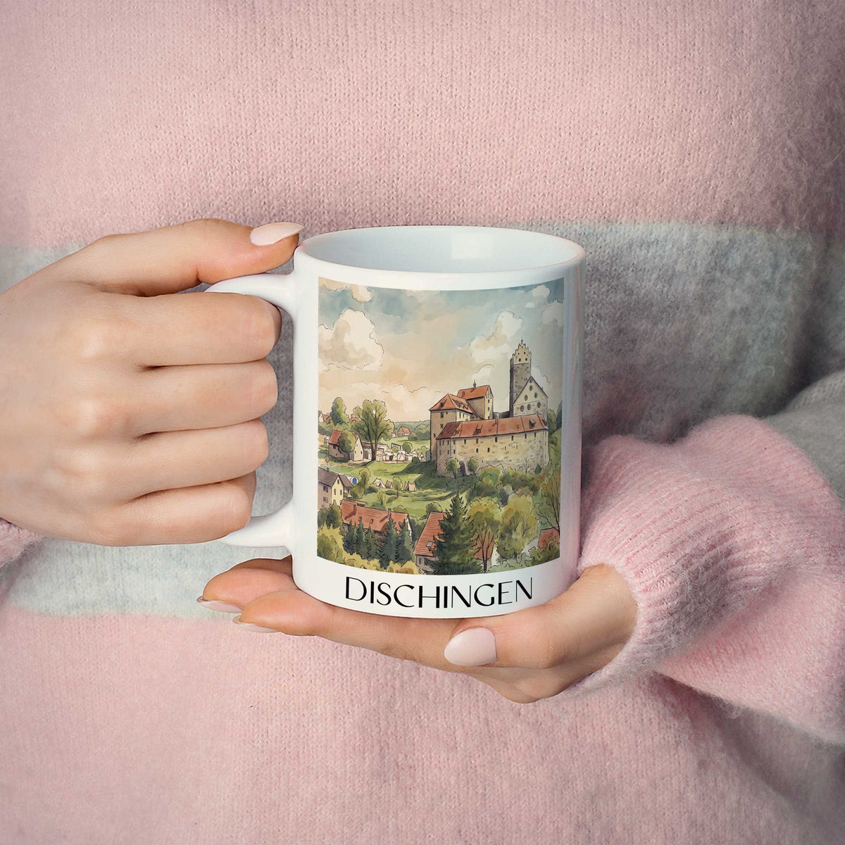 dischingen-ostalb-deutschland-kaffeebecher-aquarell