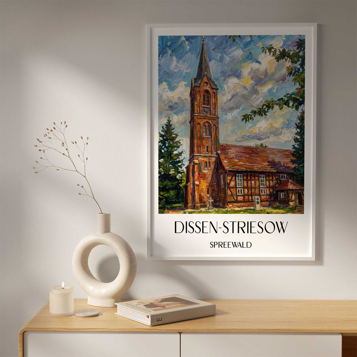 dissen-striesow-spreewald-deutschland-poster-oil-painting-oelgemaelde