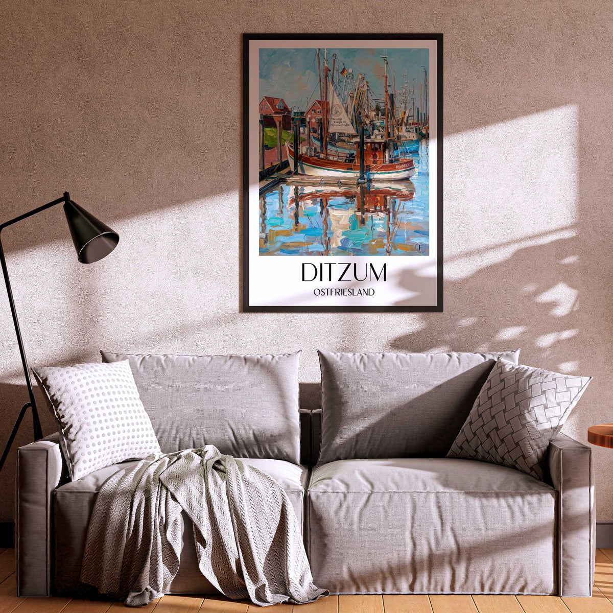 ditzum-ostfriesland-deutschland-poster-oil-painting-oelgemaelde