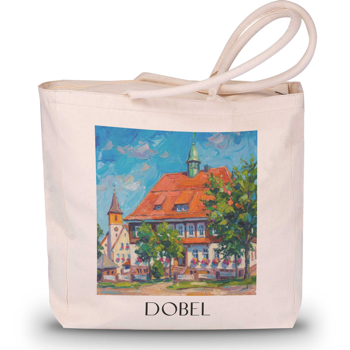 dobel-nordschwarzwald-deutschland-einkaufstasche-oil-painting-oelgemaelde