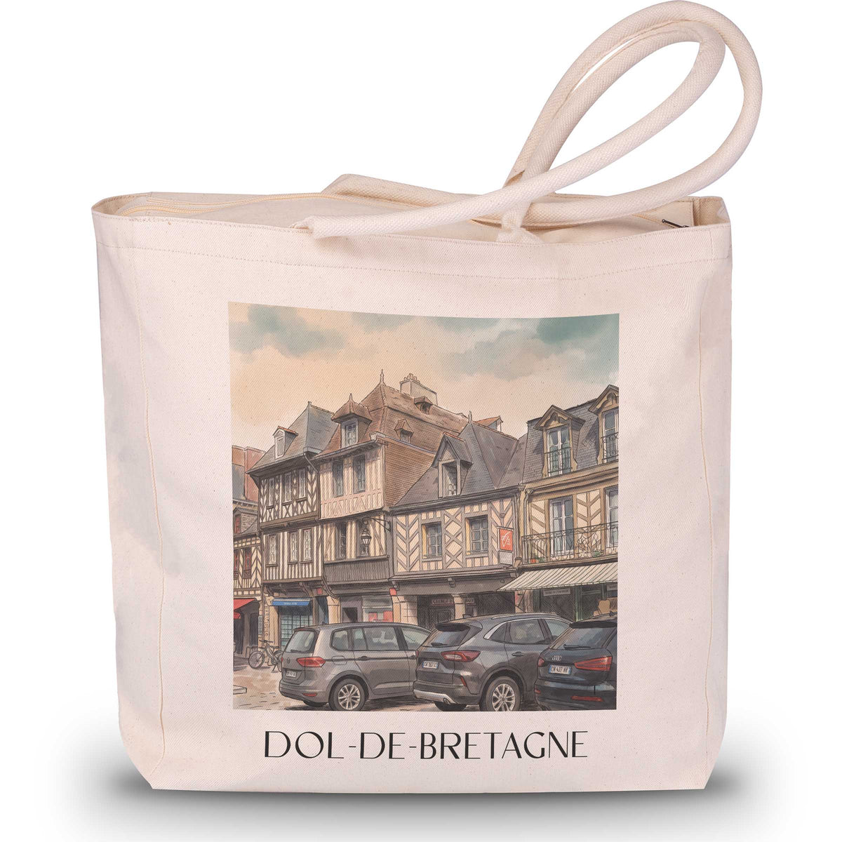 dol-de-bretagne-ille-et-vilaine-frankreich-einkaufstasche-aquarell