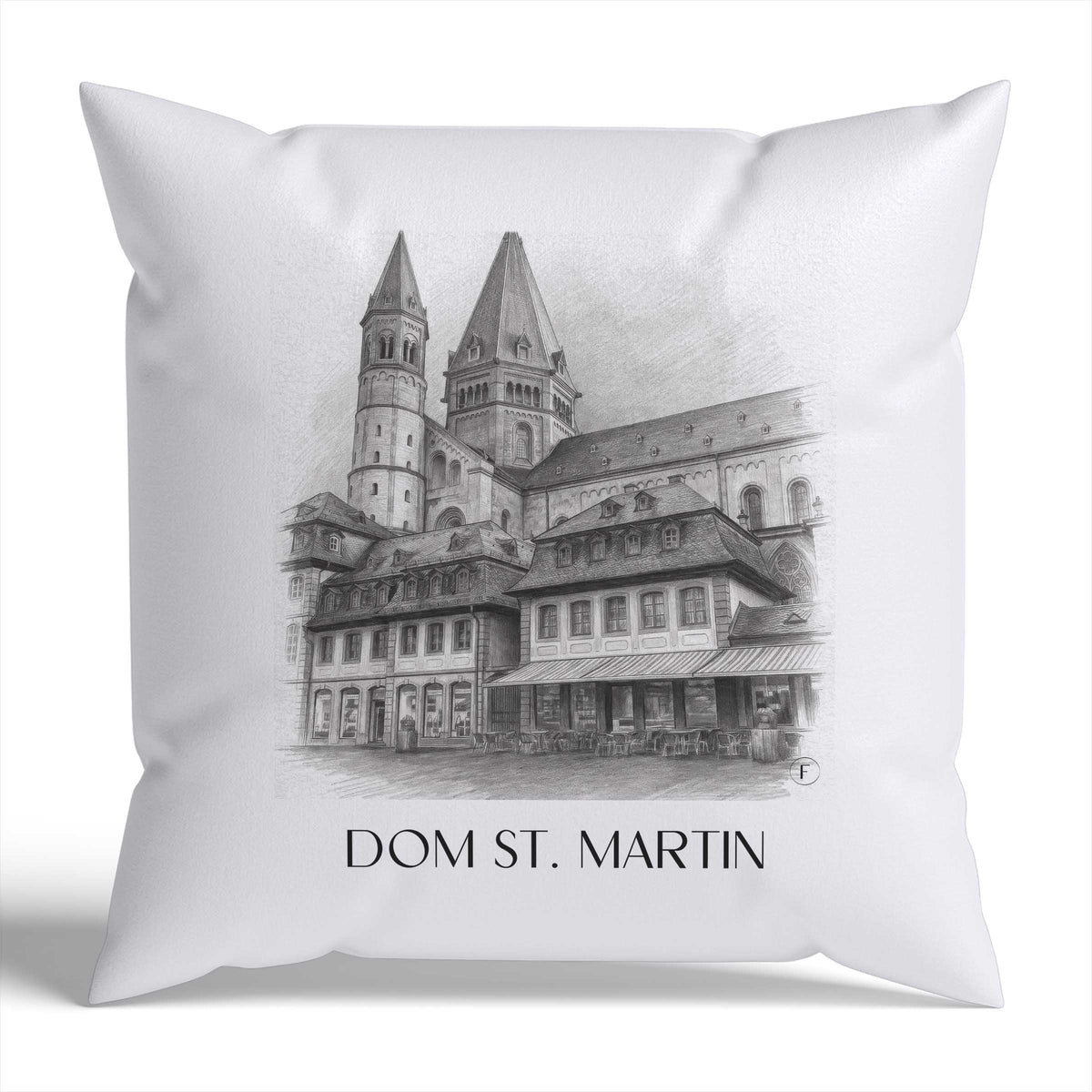 dom-st.-martin-mainz-deutschland-kissenbezug-bleistift-zeichnung-drawing