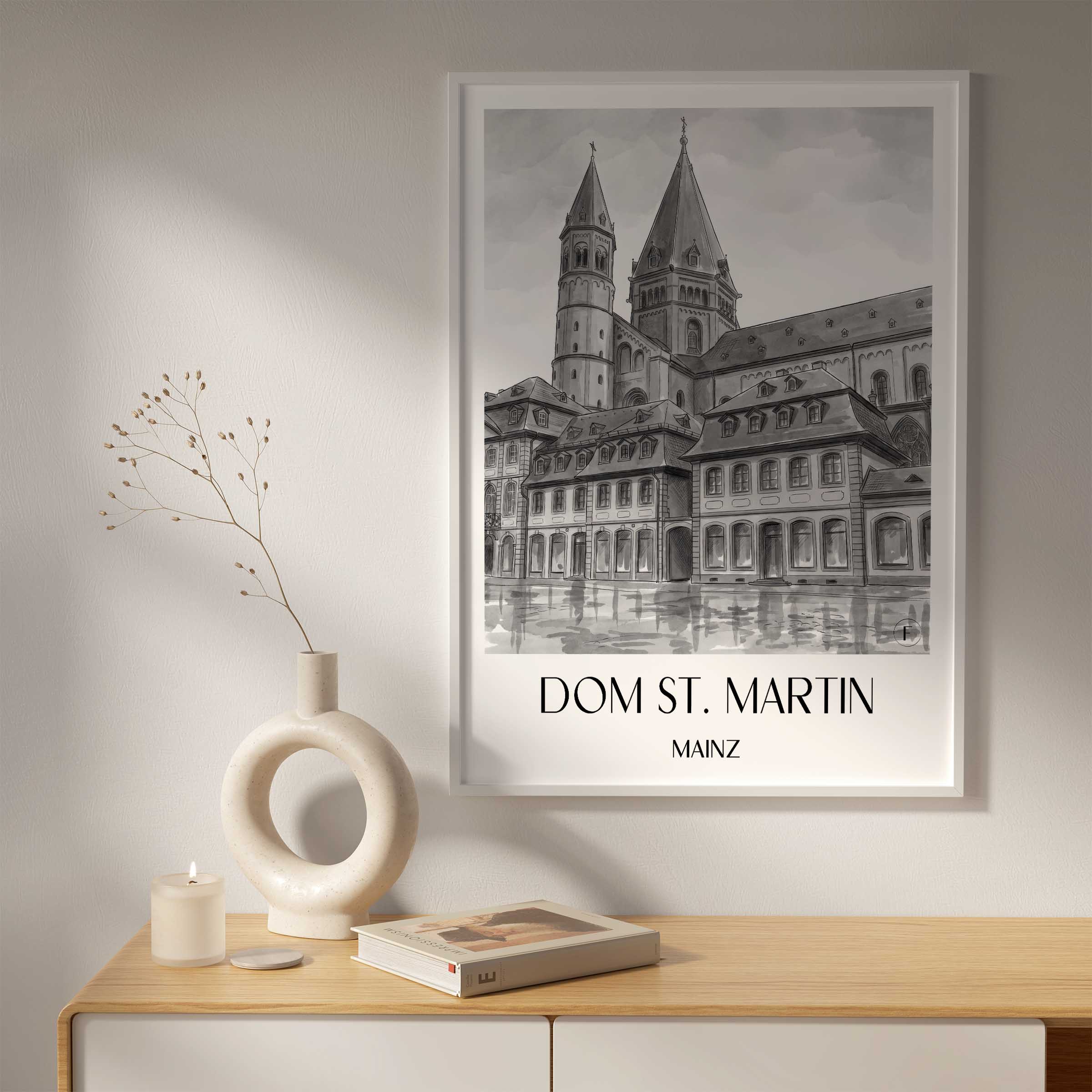 dom-st.-martin-mainz-deutschland-poster-aquarell-schwarz-weiss