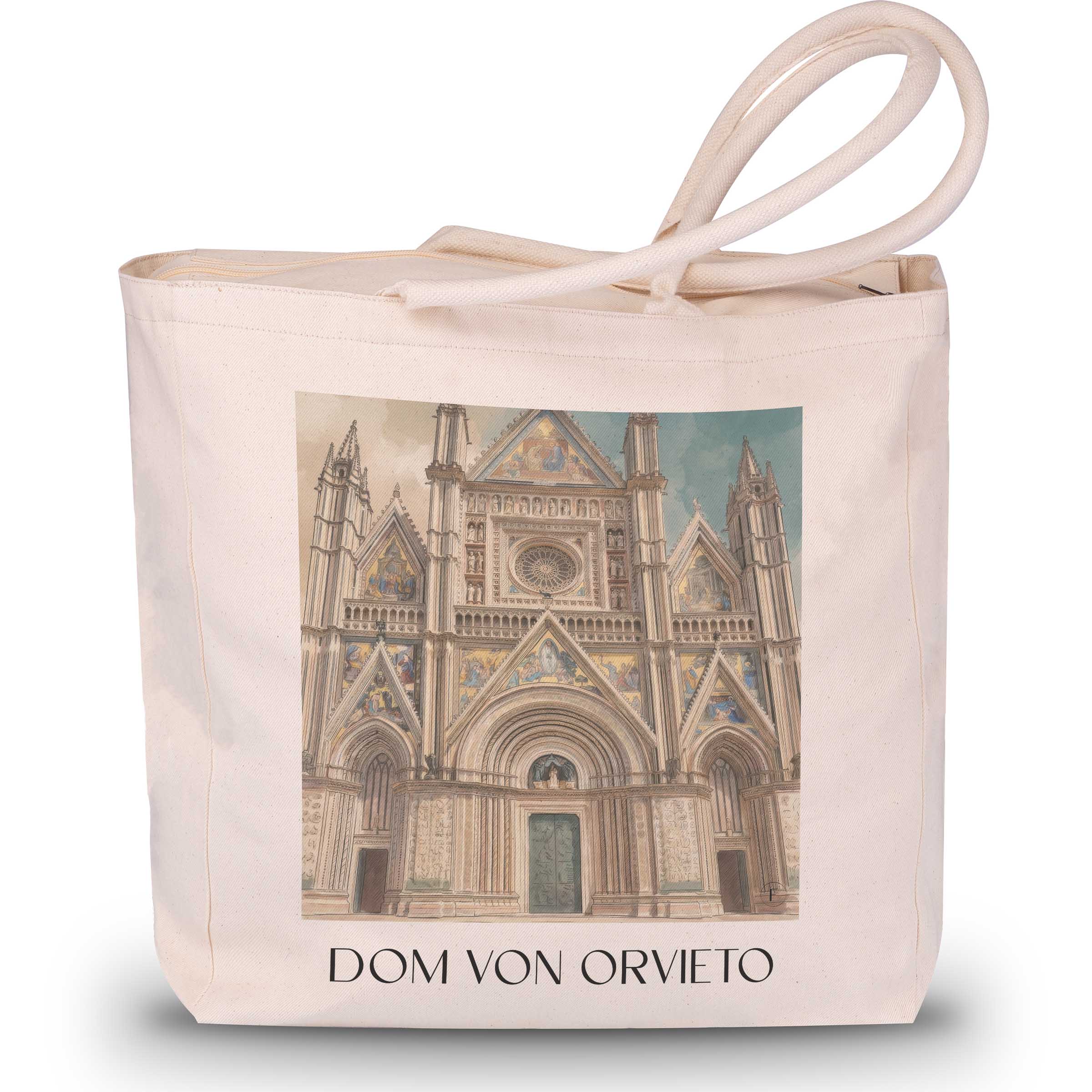 dom-von-orvieto-umbrien-italien-einkaufstasche-aquarell