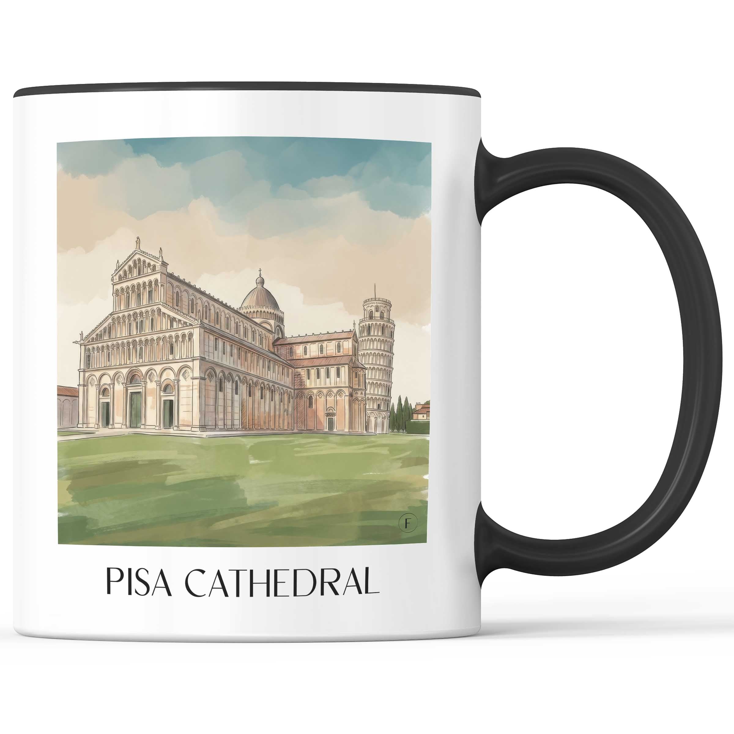 Dom von Pisa Kaffeebecher - Toskana - Italien Becher - Kaffeetasse im Aquarell Stil - favplace