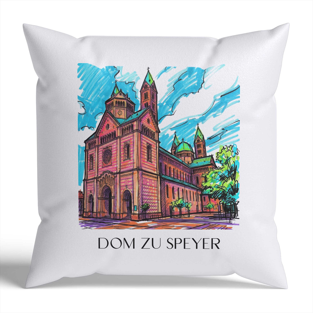 dom-zu-speyer-rheinland-pfalz-deutschland-kissenbezug-graffiti
