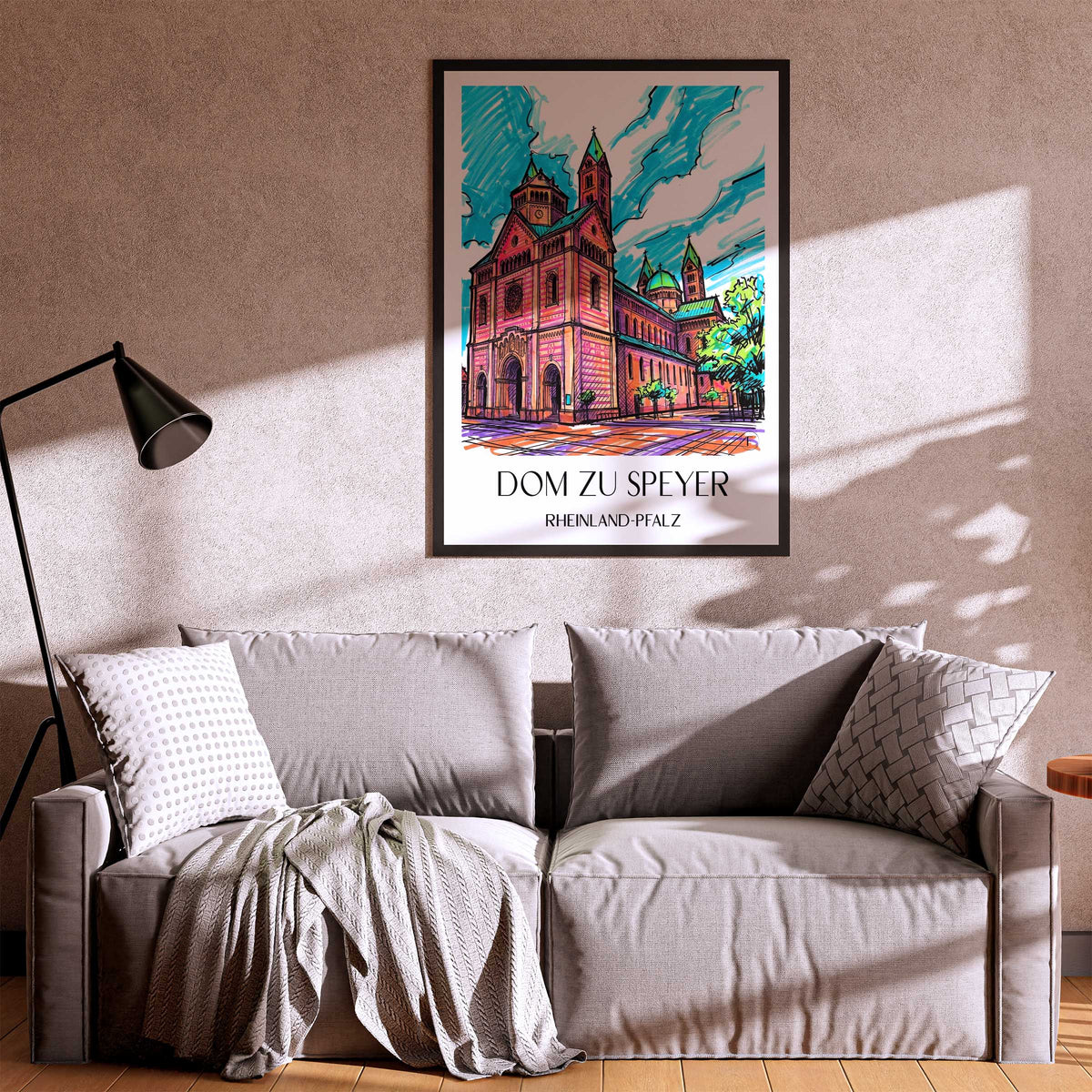 dom-zu-speyer-rheinland-pfalz-deutschland-poster-graffiti