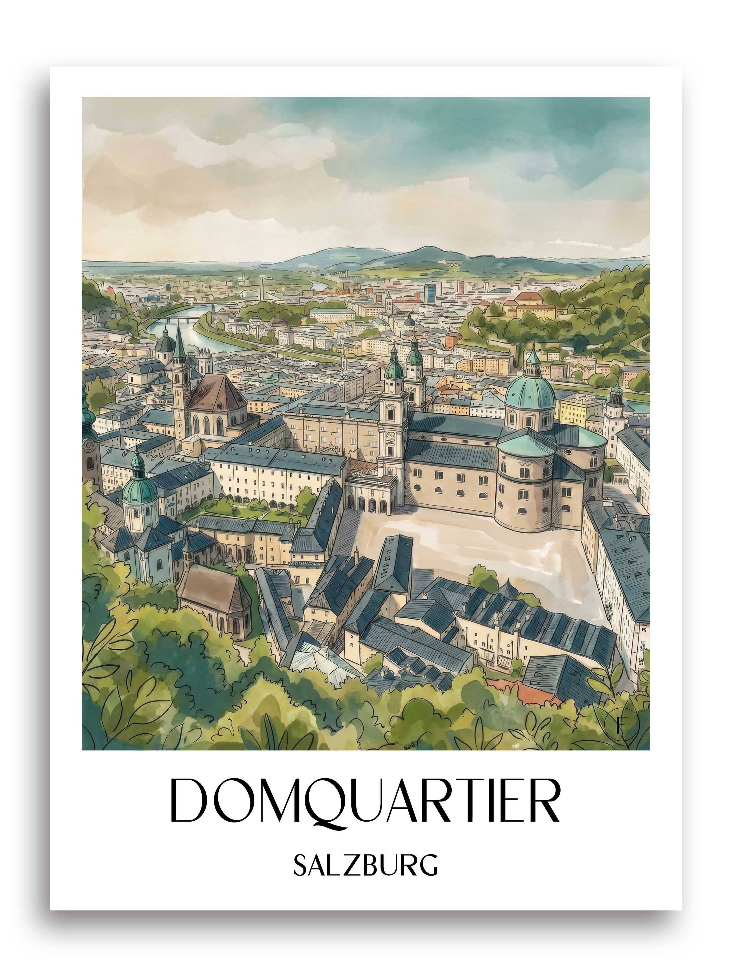 domquartier-salzburg-österreich-und-österreich-poster-aquarell