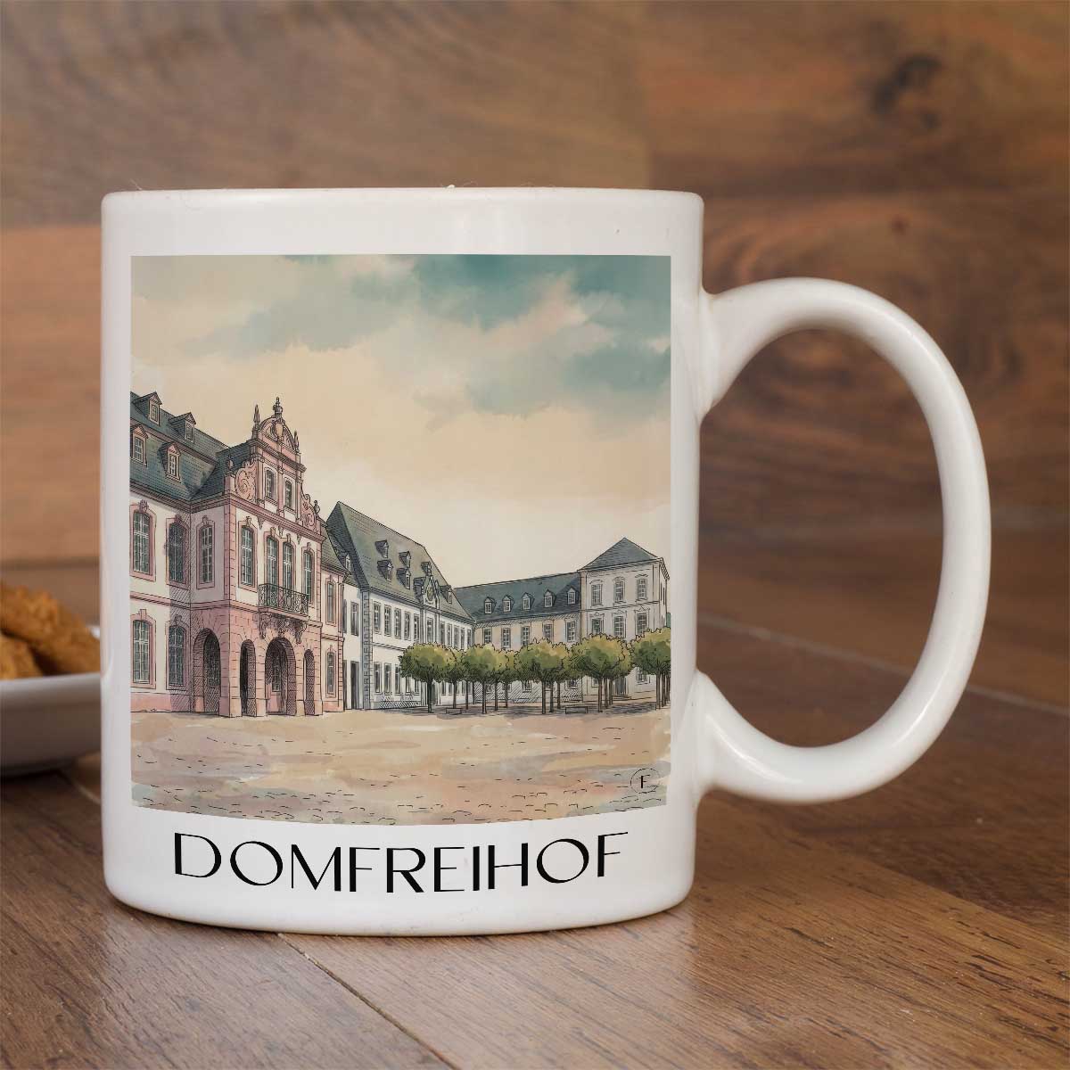 domfreihof-trier-deutschland-kaffeebecher-aquarell