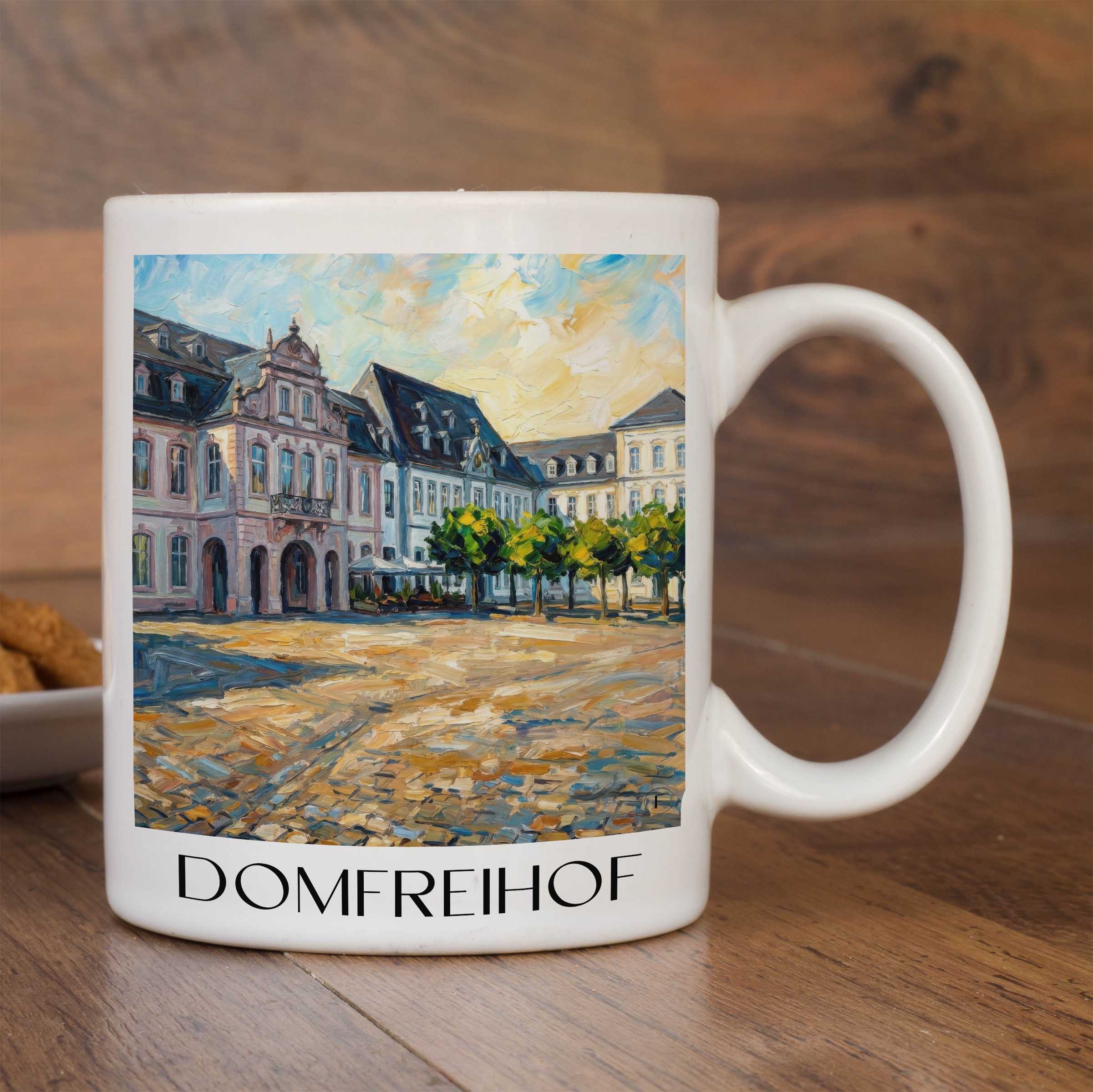 domfreihof-trier-deutschland-kaffeebecher-oil-painting-oelgemaelde