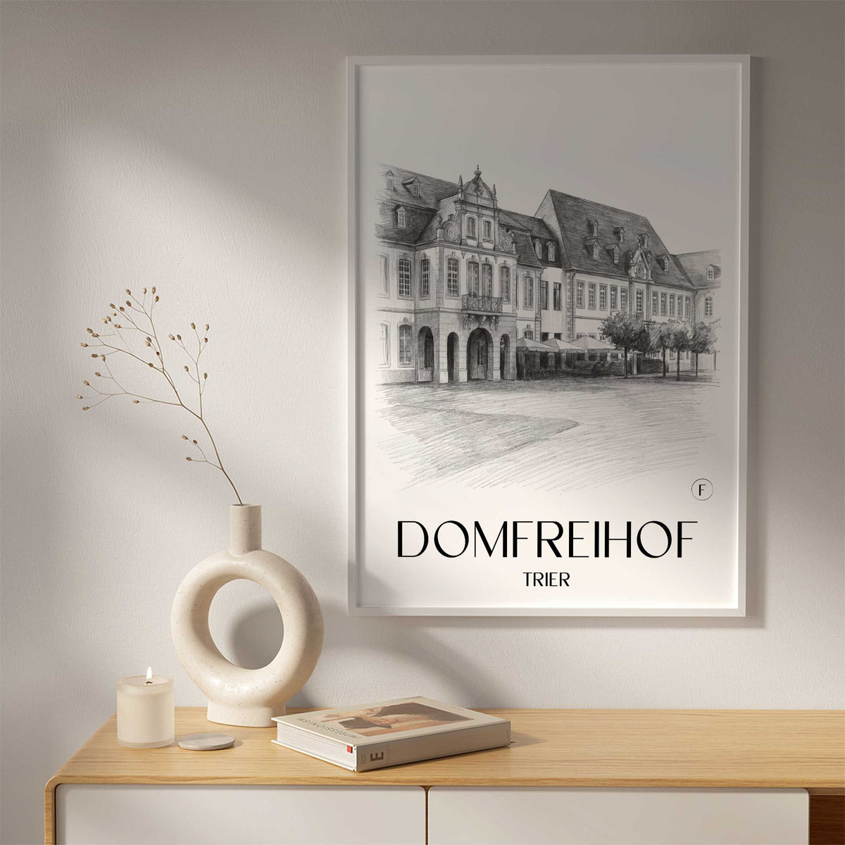 domfreihof-trier-deutschland-poster-bleistift-zeichnung-drawing