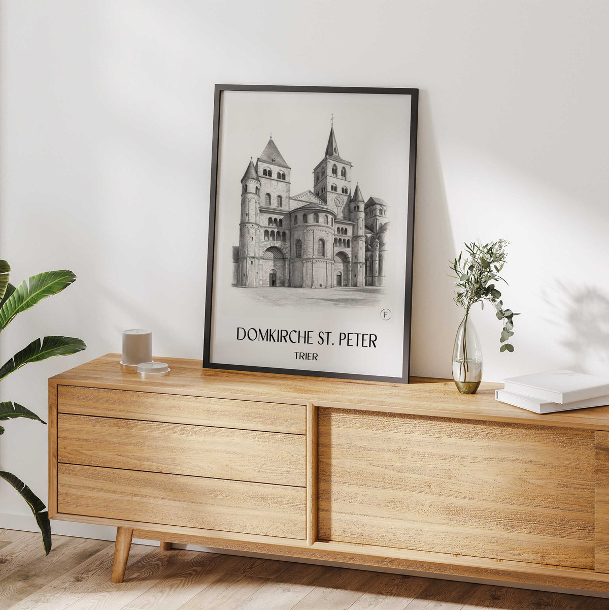 domkirche-st.-peter-trier-deutschland-poster-bleistift-zeichnung-drawing