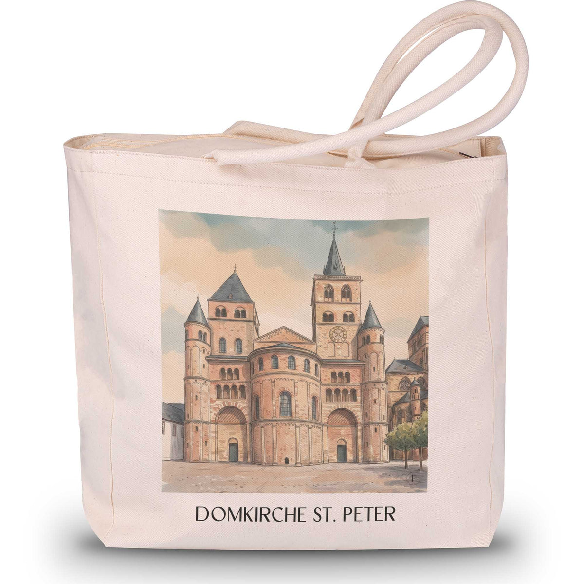 domkirche-st.-peter-trier-deutschland-einkaufstasche-aquarell